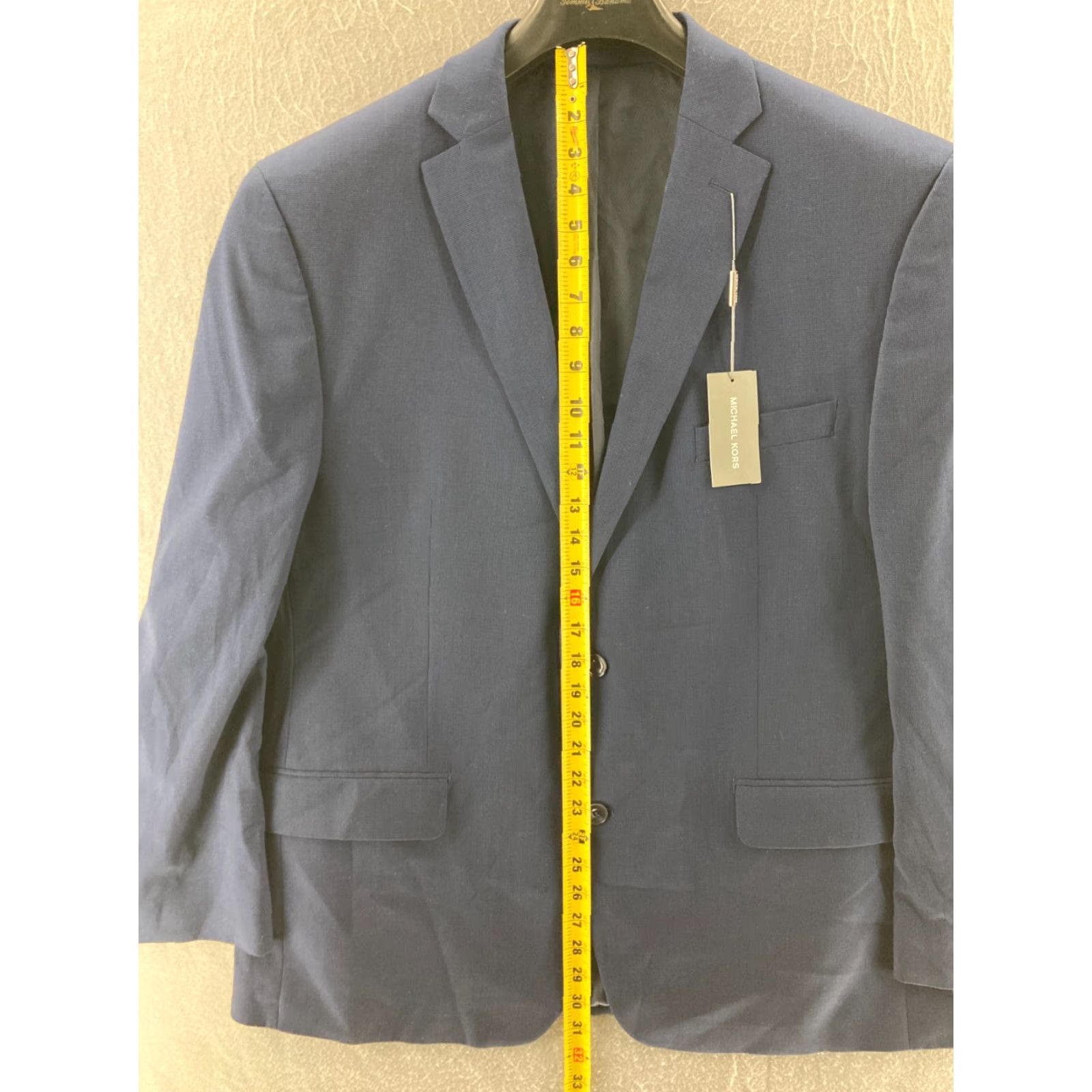 Michael Kors Michael Kors Blazer Mens 46R Blue Rayon Blend NWT Size 40R - 3 Thumbnail