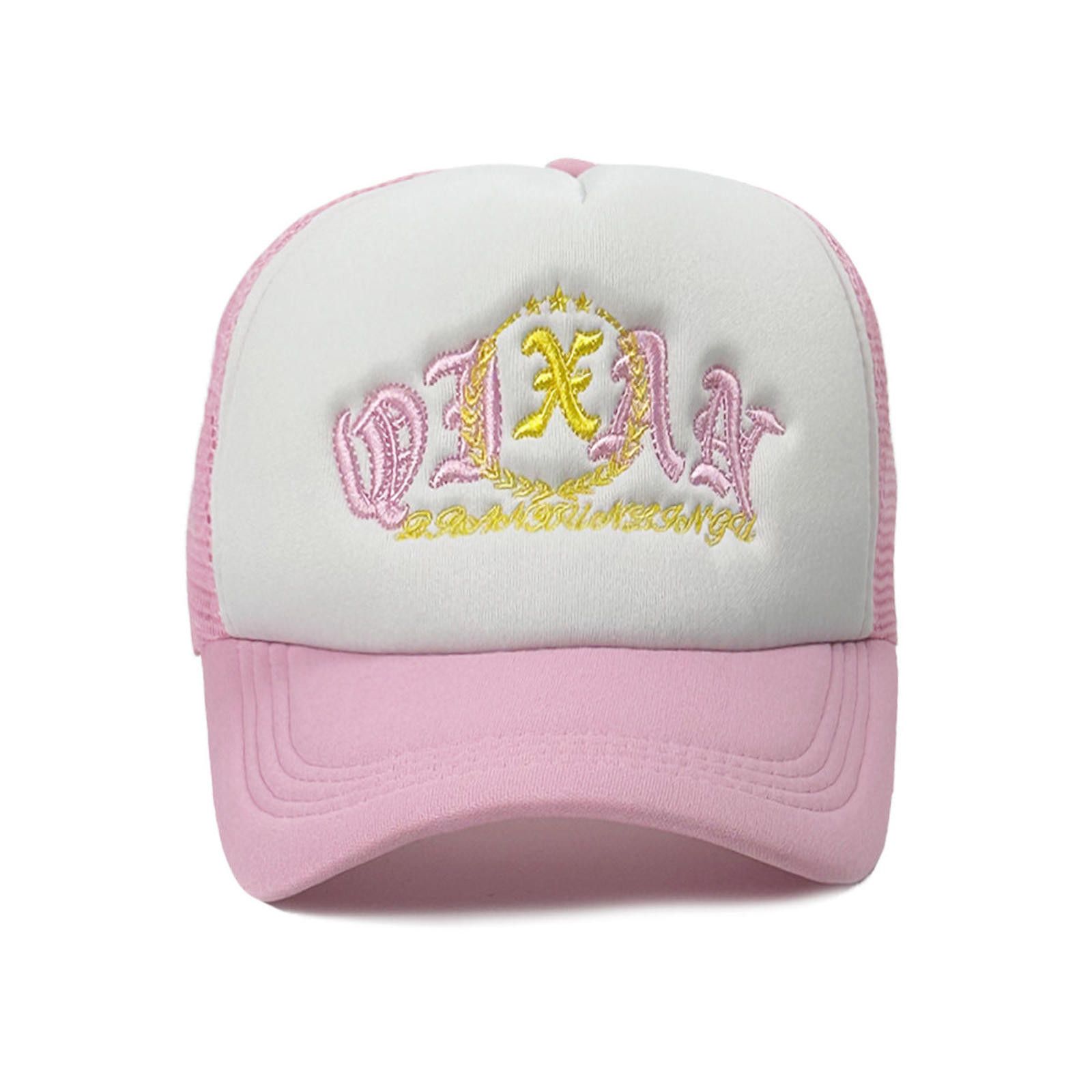 Vintage Foam-Letter Embroidered Trucker Cap Size ONE SIZE - 6 Thumbnail