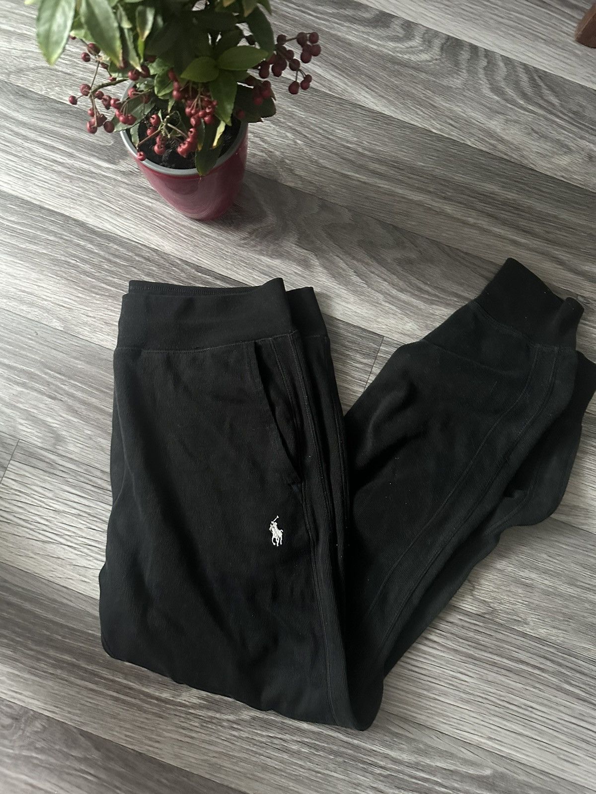 Polo Ralph Lauren Polo Ralph Lauren Black Jogger Sweetpants White pony size M Size US 32 / EU 48 - 9 Thumbnail