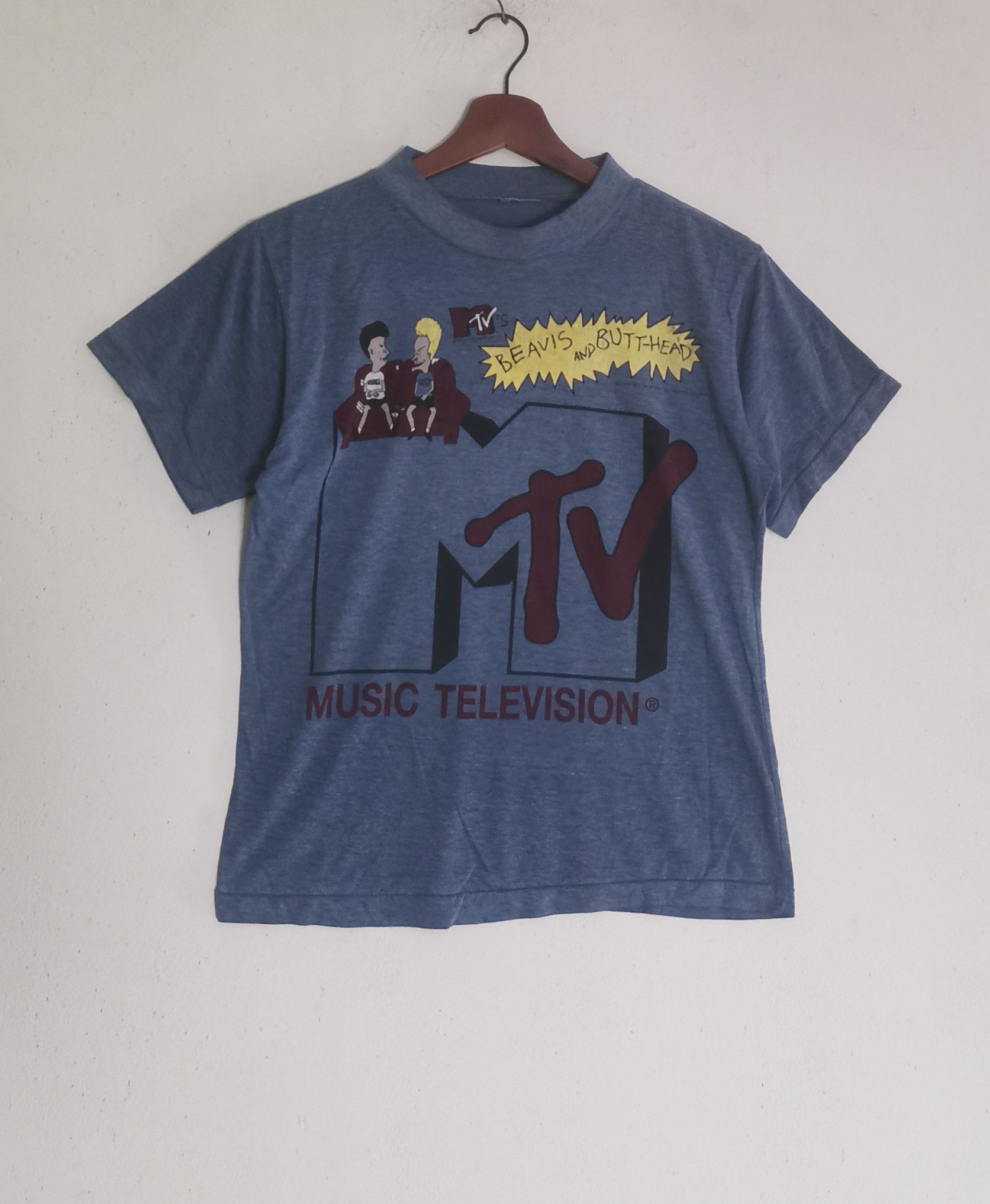 Band Tees × Vintage Rare vintage Beavis and Butt-Head music television t-shirt Size US S / EU 44-46 / 1 - 1 Thumbnail