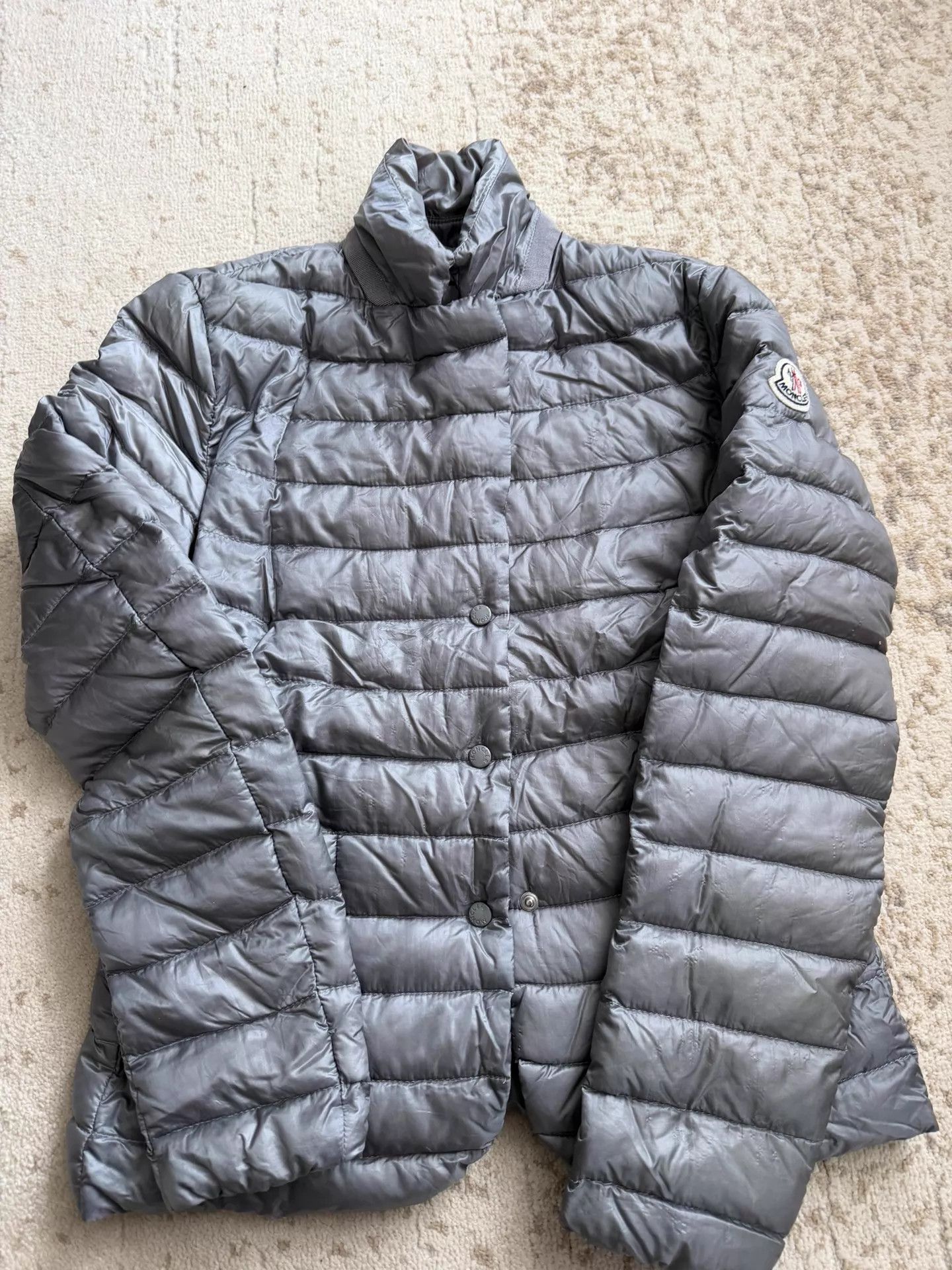 Moncler Moncler Gray 0 Slight Creases Size US XS / EU 42 / 0 - 3 Thumbnail