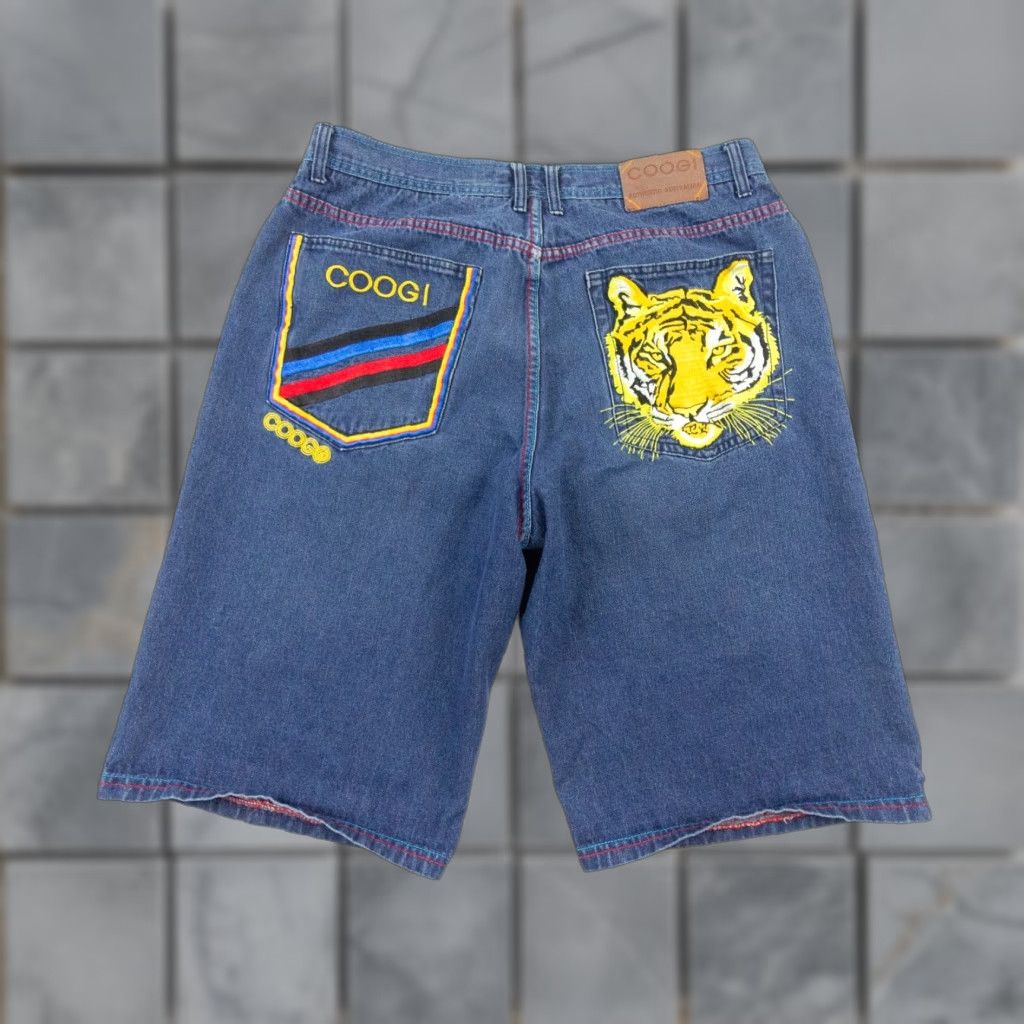 Coogi VINTAGE Coogi Men's Blue Denim Jeans 40 Waist Baggy Rave Skater 90s Hip Hop Size US 40 / EU 56 - 1 Thumbnail