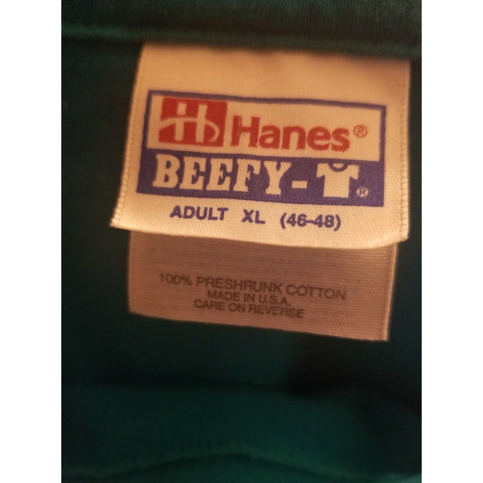 Hanes VINTAGE Disney Magic Music Days Disneyland Graphic T Shirt Hanes XL Mens Green Cotton Short Sleeve Crew Neck Single Stitch Size US XL / EU 56 / 4 - 4 Thumbnail