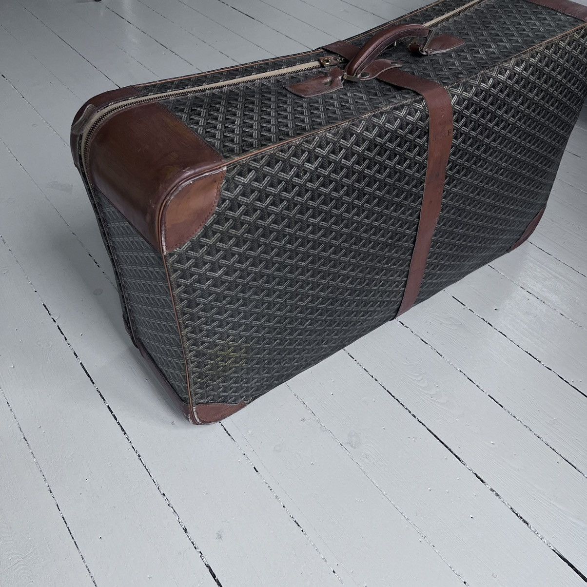 Goyard Goyard Goyardine Monogram Mid 1900s Soft Suitcase Size ONE SIZE - 7 Thumbnail