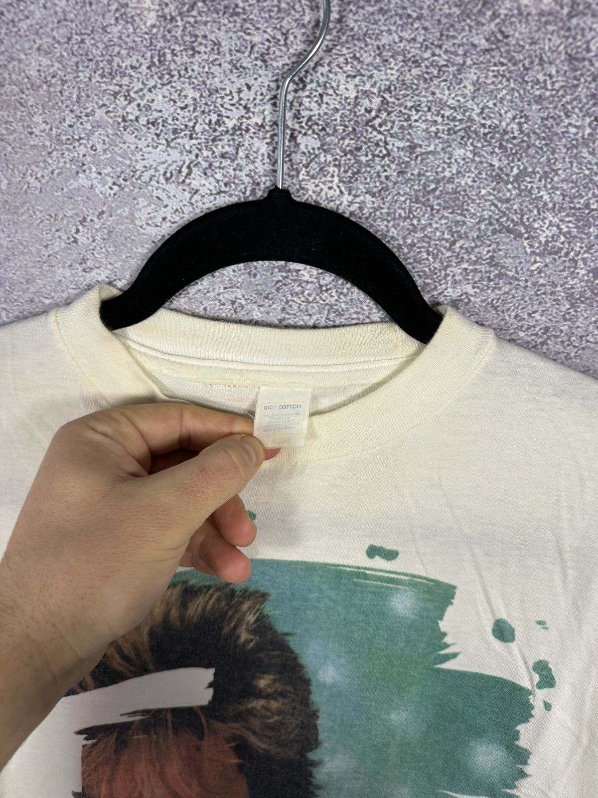 Band Tees × Vintage Vintage 1991 Rod Stewart Vagabond Heart Tour Tee M Double Size US M / EU 48-50 / 2 - 9 Thumbnail