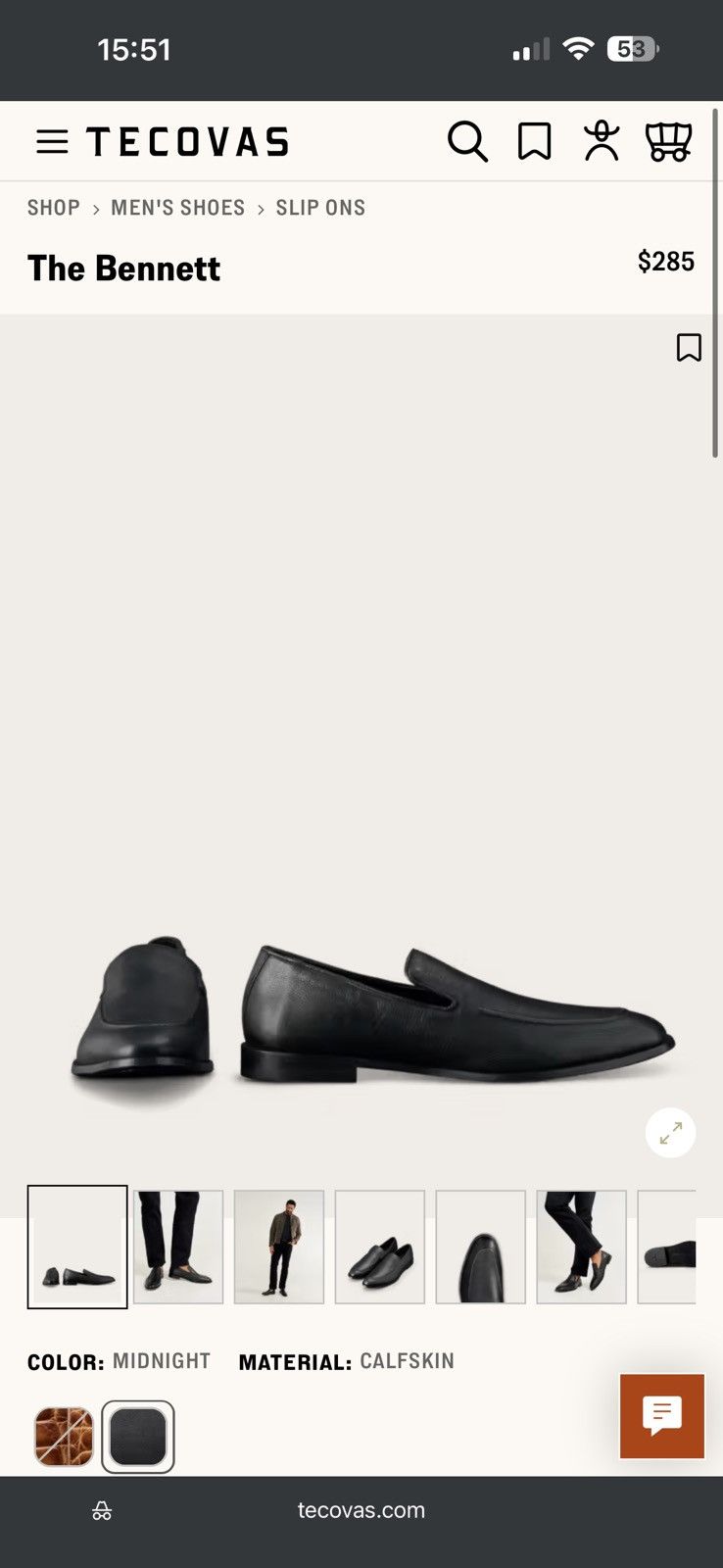 Tecovas tecova loafers Size US 10.5 / EU 43-44 - 6 Thumbnail