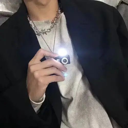 Anime × Jewelry Glowing Camera Pendant Fashion Necklace Size ONE SIZE - 3 Thumbnail