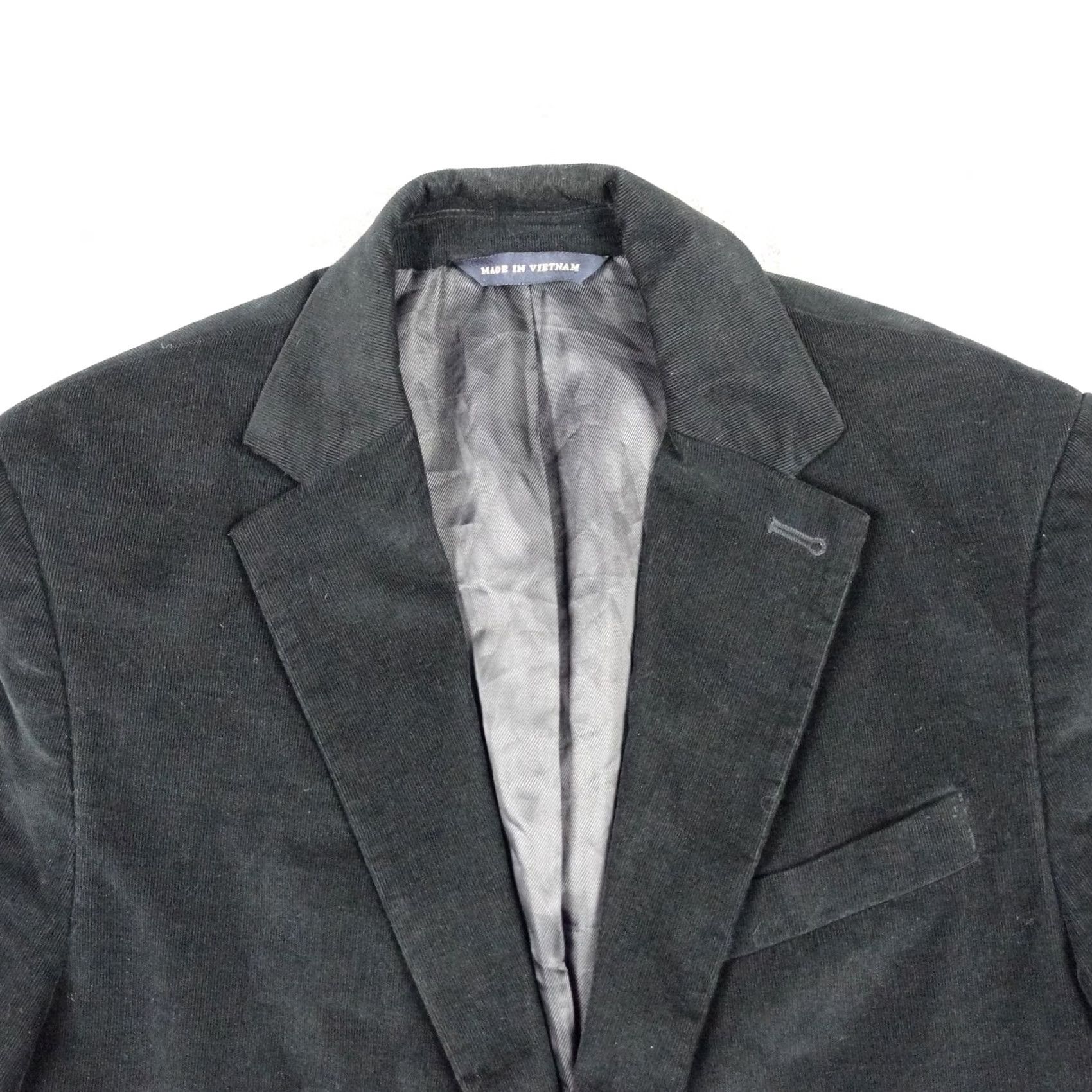 Banana Republic Banana Republic Blazer Mens 38 Short Black Corduroy Suit Jacket Sport Coat VTG Size US 38 / EU 54 - 2 Thumbnail