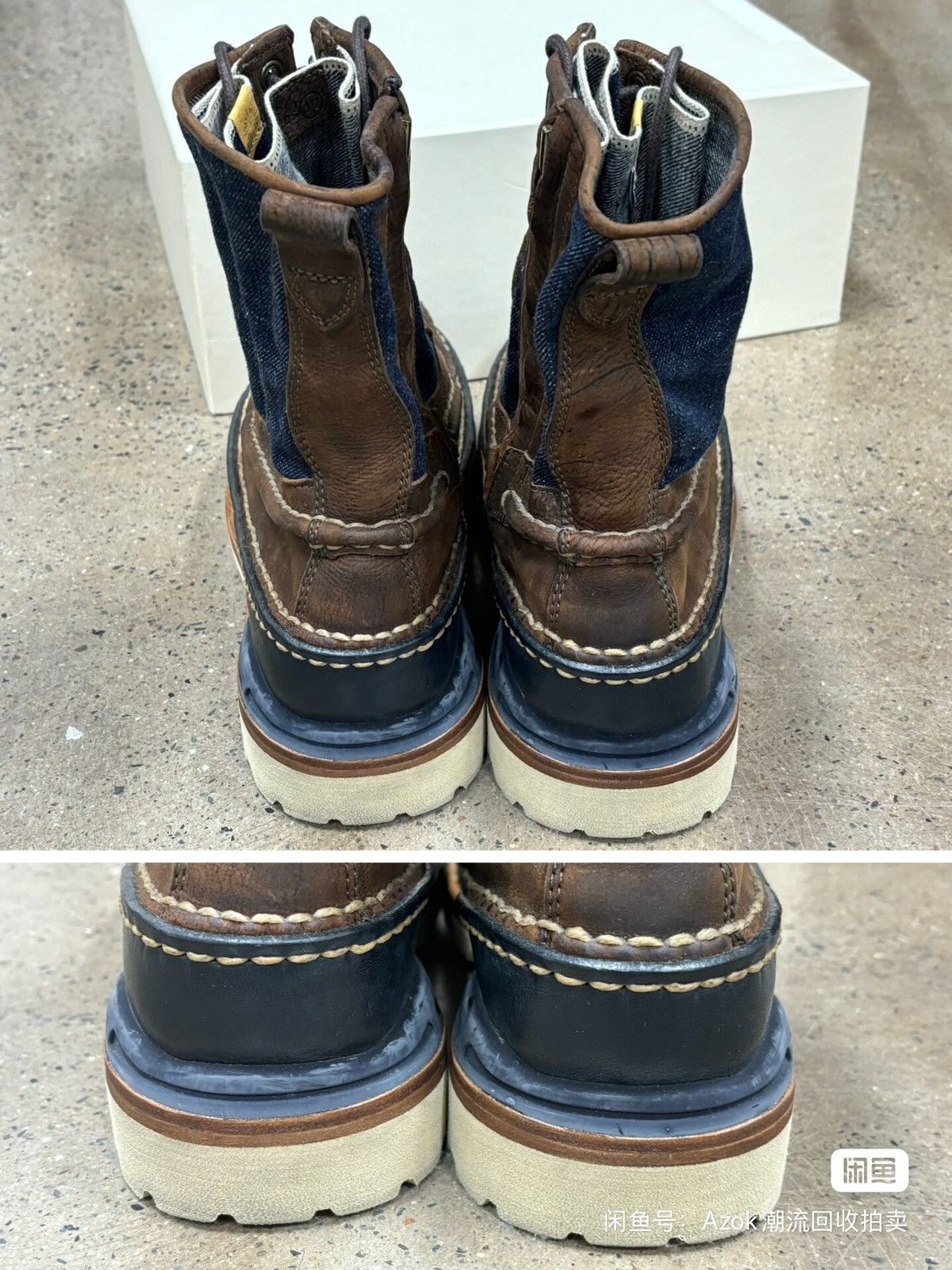 Visvim Visvim Grizzly Boots Folk Indigo Size US 10 / EU 43 - 6 Thumbnail