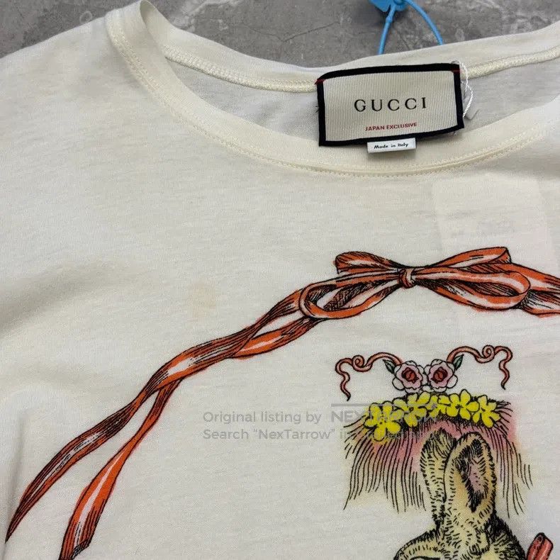 Gucci Guicci Rabbit print short-sleeved Size US M / EU 48-50 / 2 - 4 Thumbnail