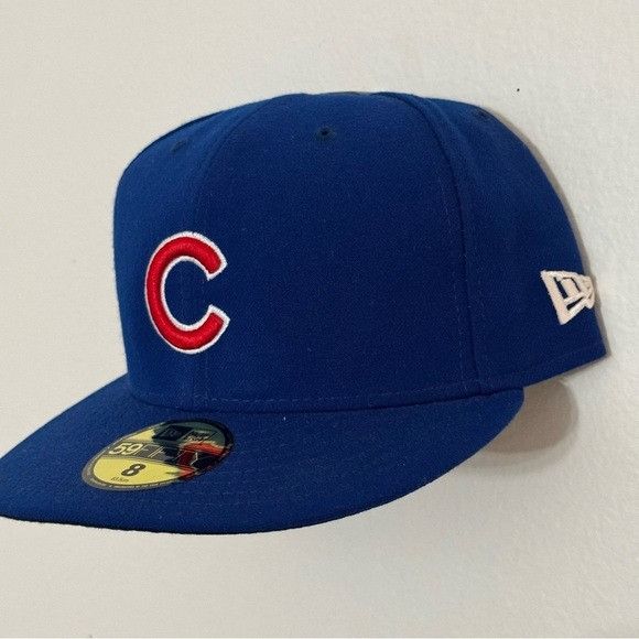 New Era New Era 59FIFTY Chicago Cubs 2016 World Series Fitted Sz 8 Size ONE SIZE - 3 Thumbnail