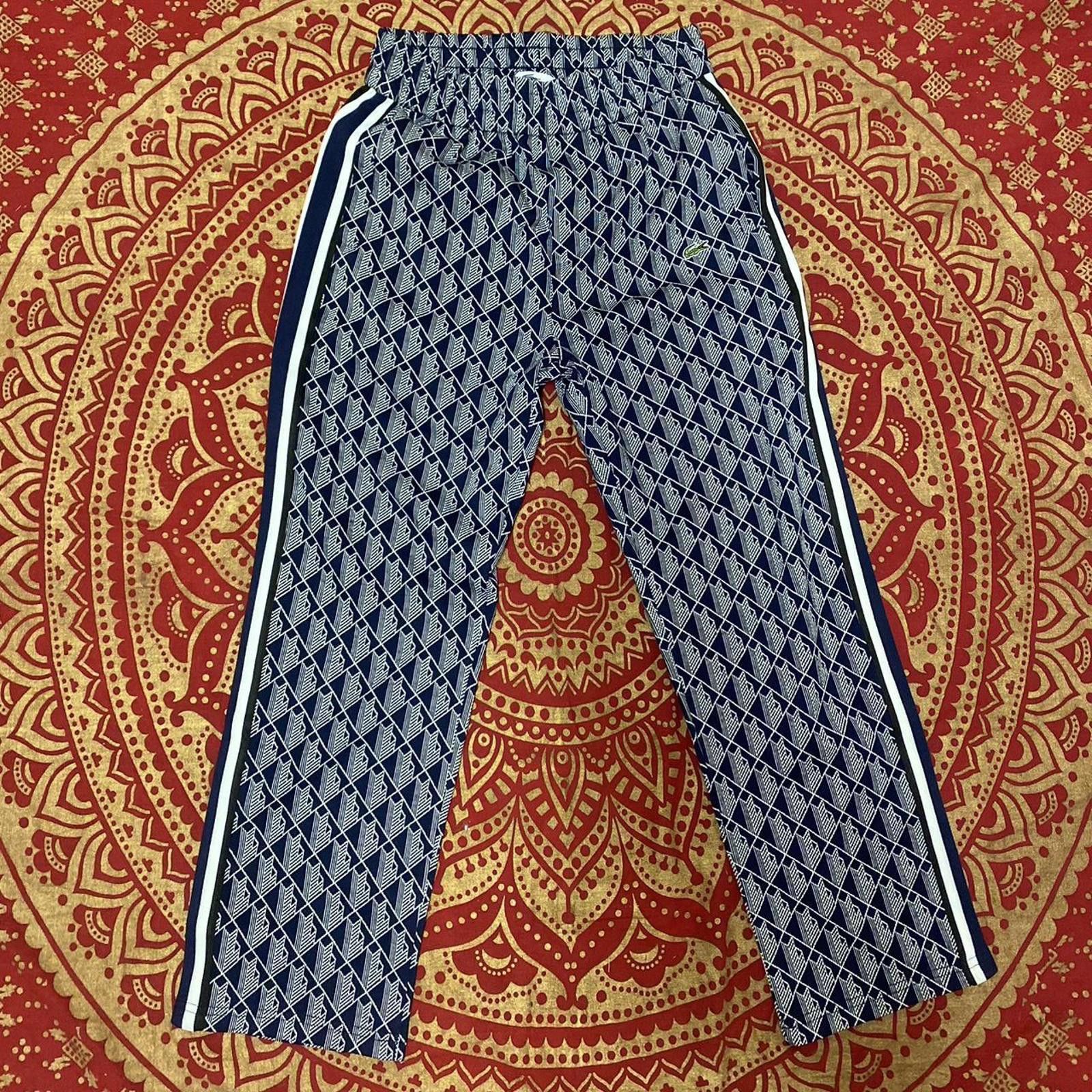 Lacoste Lacoste navy monogram croc track pants joggers / trackies Size US 32 / EU 48 - 1 Thumbnail