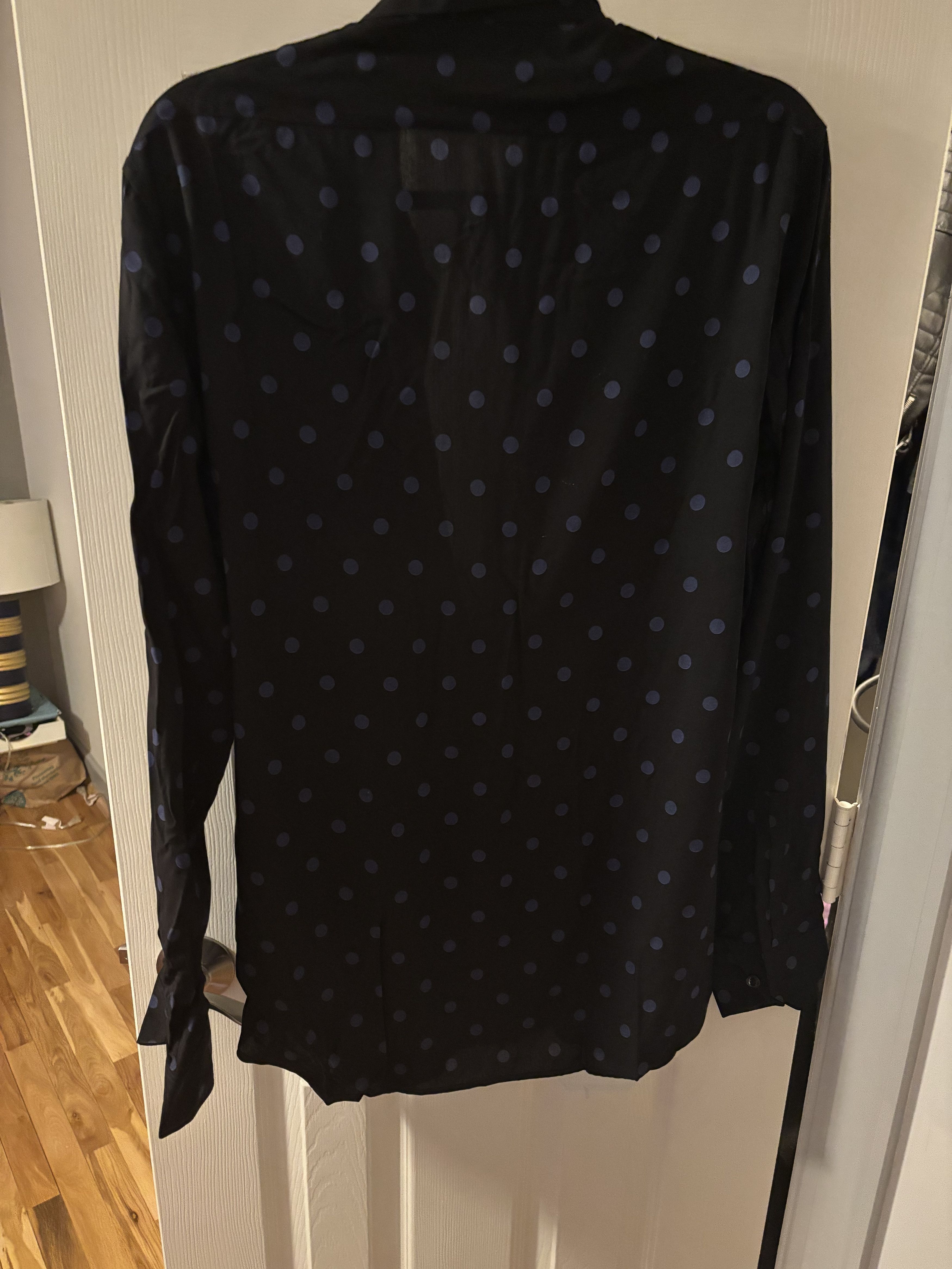 Saint Laurent Paris Rare Saint Laurent Paris Polka Dots Shirt Hedi Era Size US M / EU 48-50 / 2 - 4 Thumbnail