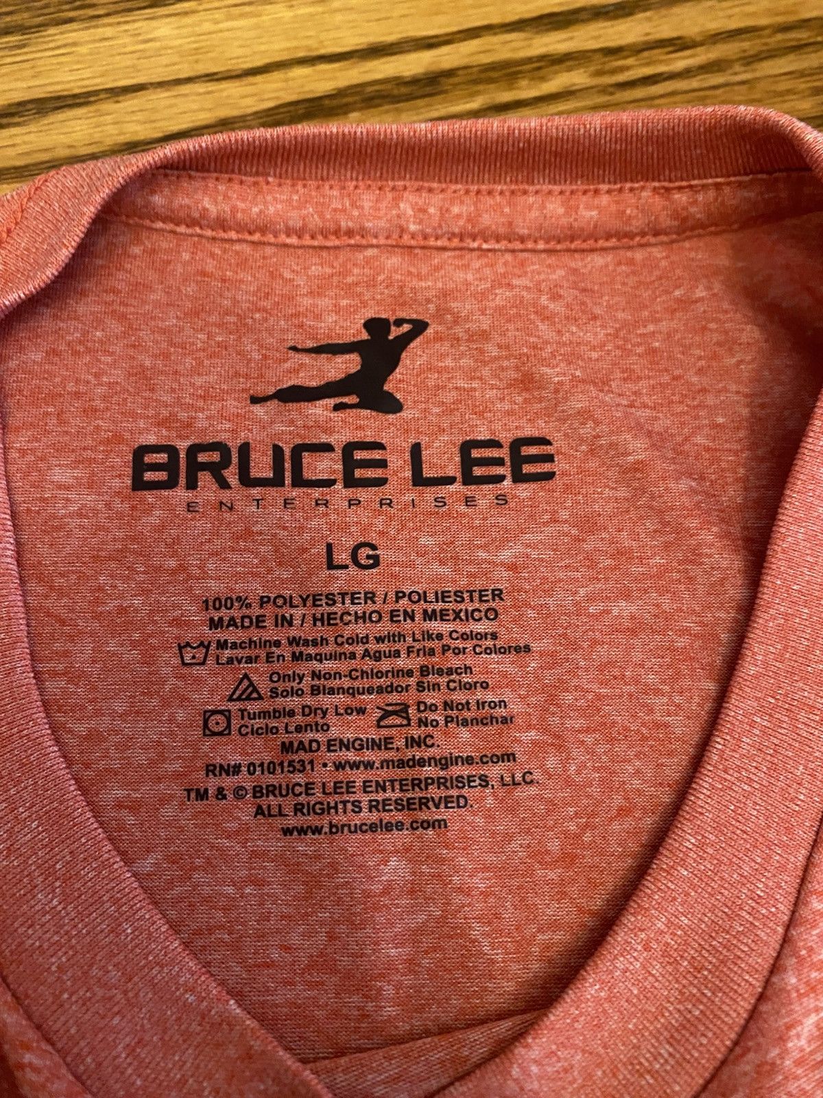 Vintage Retro Bruce Lee Graphic Tee Men Size Large Size US L / EU 52-54 / 3 - 2 Thumbnail