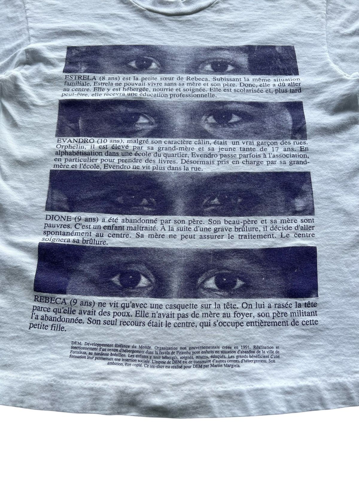 Designer × Maison Margiela 🔥Crazy Rare!! Maison Margiela for DEM 1990’s Charity T-shirt Size US XS / EU 42 / 0 - 6 Thumbnail