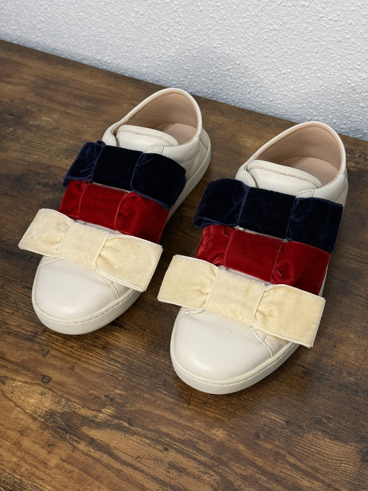 Gucci Gucci Ace Leather Low Ribbons size 35.5eu 5us Size US 5 / IT 35 - 3 Thumbnail