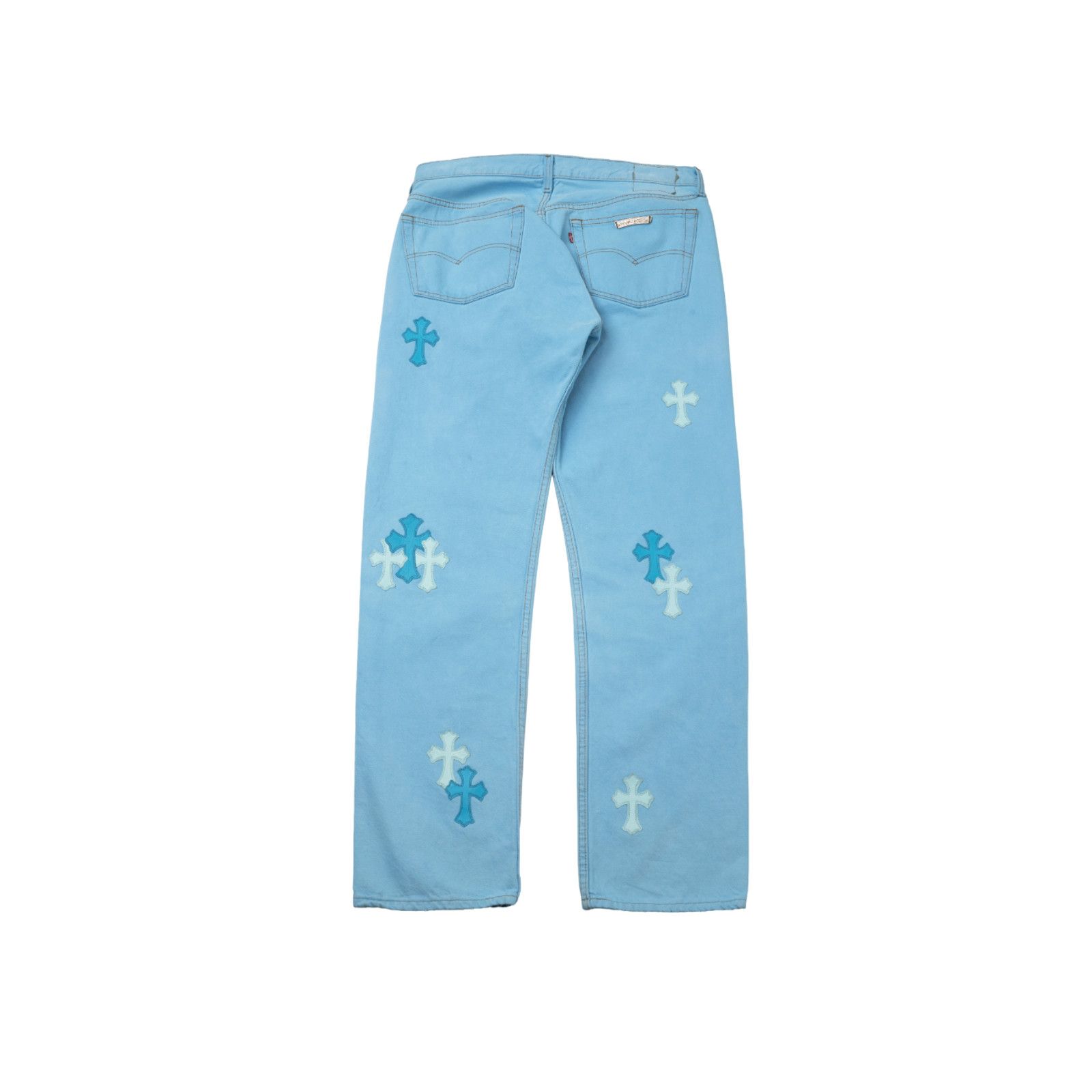 Chrome Hearts Drake Levi's Cross Patch Denim (Miami Exclusive) Size US 31 - 2 Thumbnail
