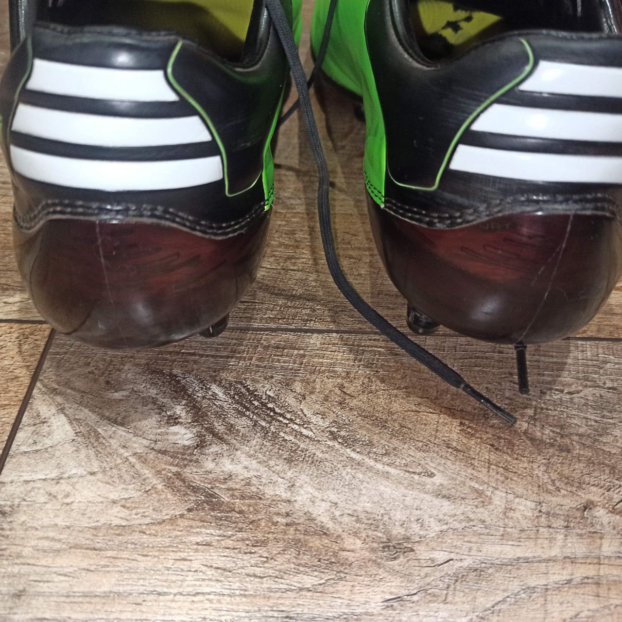 Adidas × Vintage Vintage Adidas F50 Tunit Soccer Cleats Football Boots Green Size US 12.5 / EU 45-46 - 13 Thumbnail