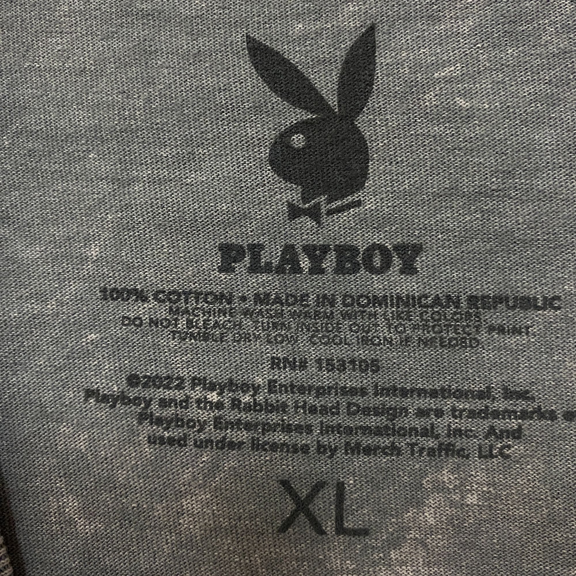 Playboy Playboy Stacked Logo Acid Wash Graphic T-Shirt XL Size US XL / EU 56 / 4 - 4 Thumbnail