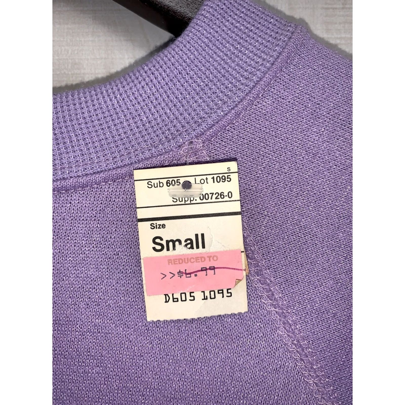 Vintage VINTAGE Track & Court Purple Sweatshirt Womens Size S NWT 1990s ج Size S / US 4 / IT 40 - 4 Thumbnail