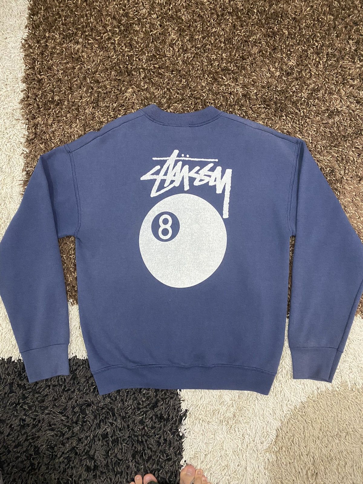 Stussy Stussy vintage 90s 8ball sweatshirt Size US M / EU 48-50 / 2 - 2 Thumbnail
