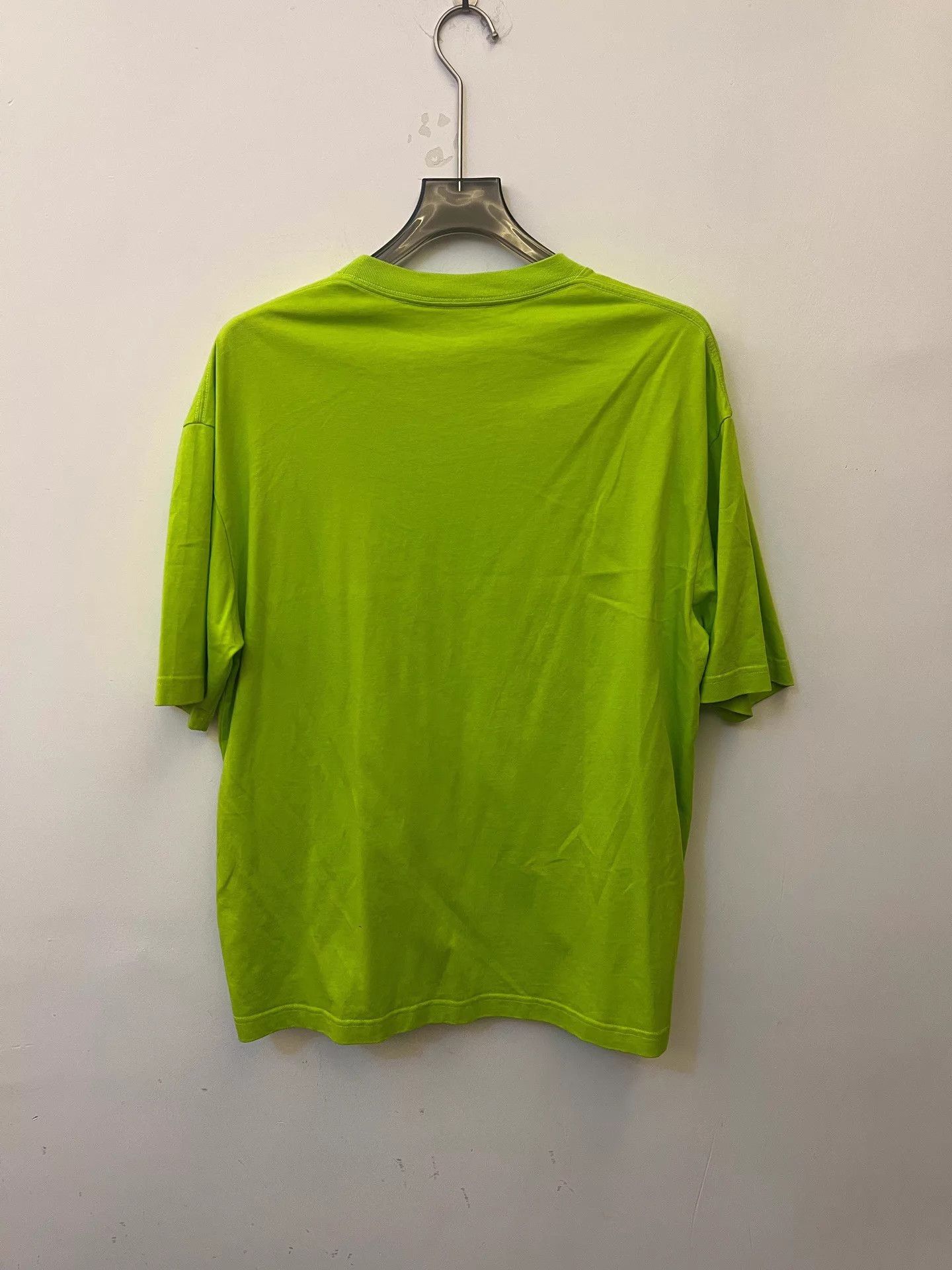 Balenciaga Balenciaga SS22 Logo Embroidered Crew Green Tee S Size US S / EU 44-46 / 1 - 3 Thumbnail