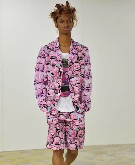 Comme des Garcons CDG SHIRT x Yue Minjun Laughing Portrait Suit S New Size S / US 4 / IT 40 - 3 Thumbnail