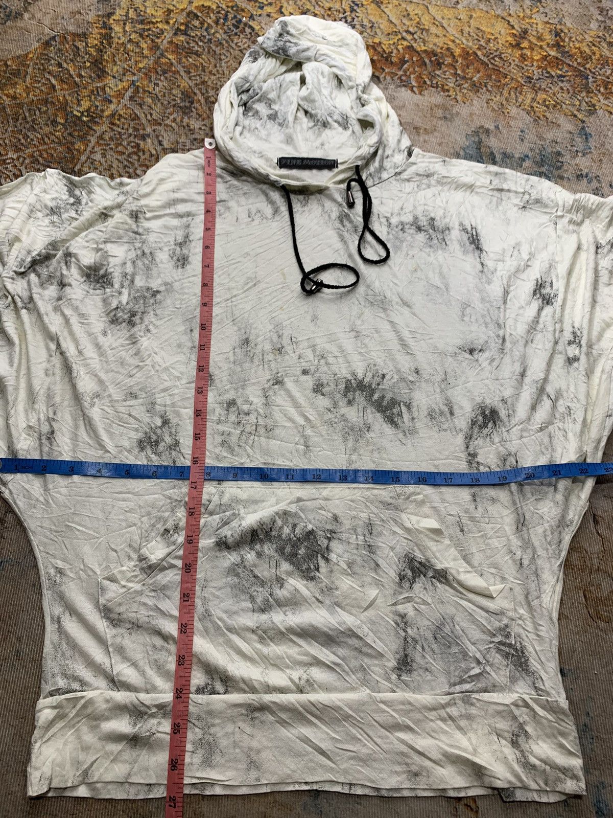 If Six Was Nine × Japanese Brand × Le Grande Bleu (L.G.B.) CRAZY GOTHIC PUNK JAPANESE TINE MOTION ABSTRACT HOODED Size US L / EU 52-54 / 3 - 7 Thumbnail