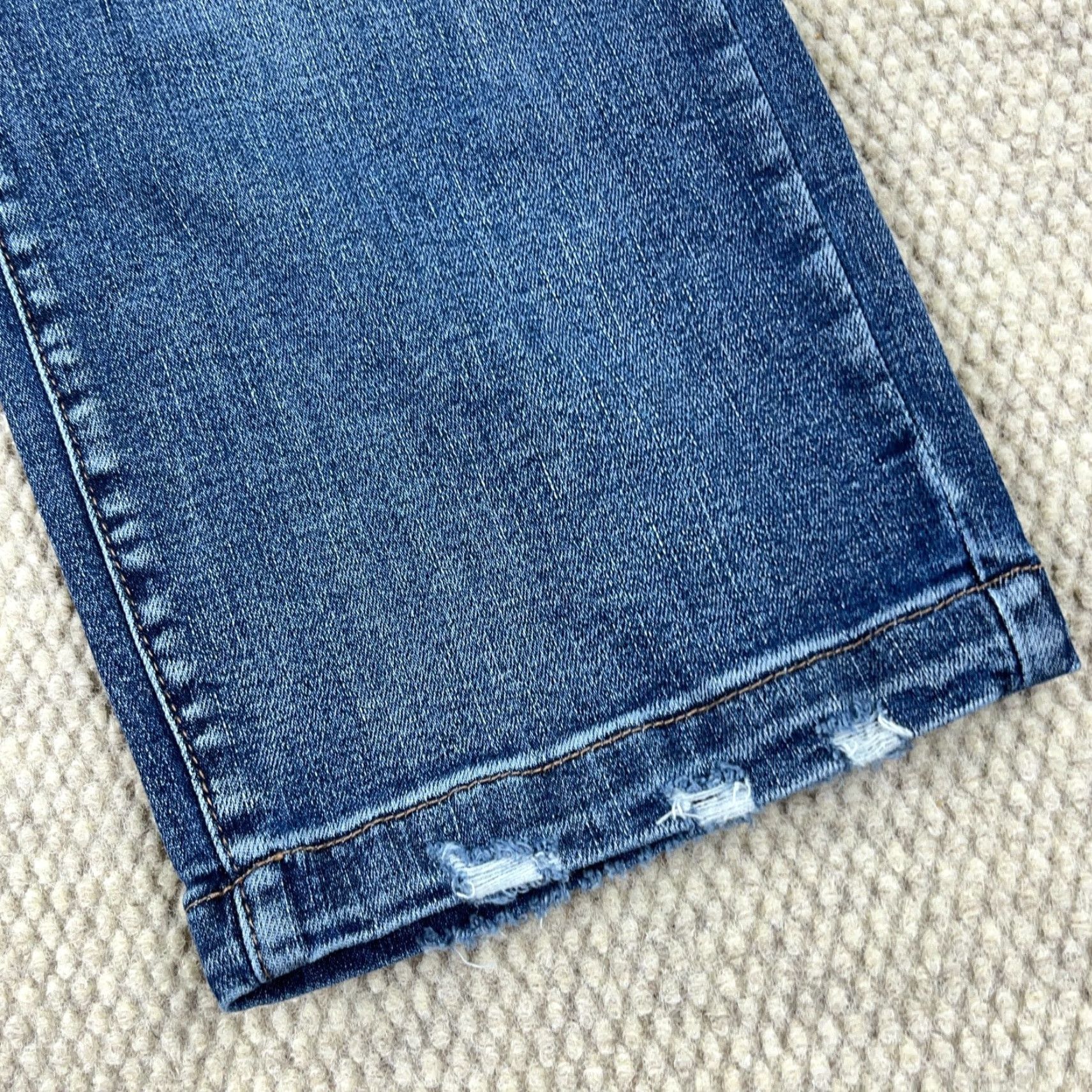 Vintage Judy Blue Jeans Women 25 Wide Leg Baggy High Waist Med Wash Faded Stretch Size 42" / US 20 - 7 Thumbnail
