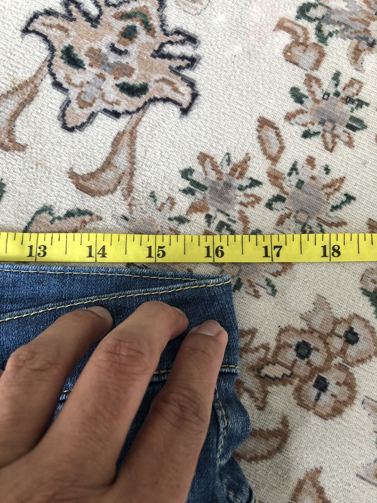 Issey Miyake × Japanese Brand × mercibeaucoup NE NET BUCKLE BACK JEANS Size US 32 / EU 48 - 14 Thumbnail