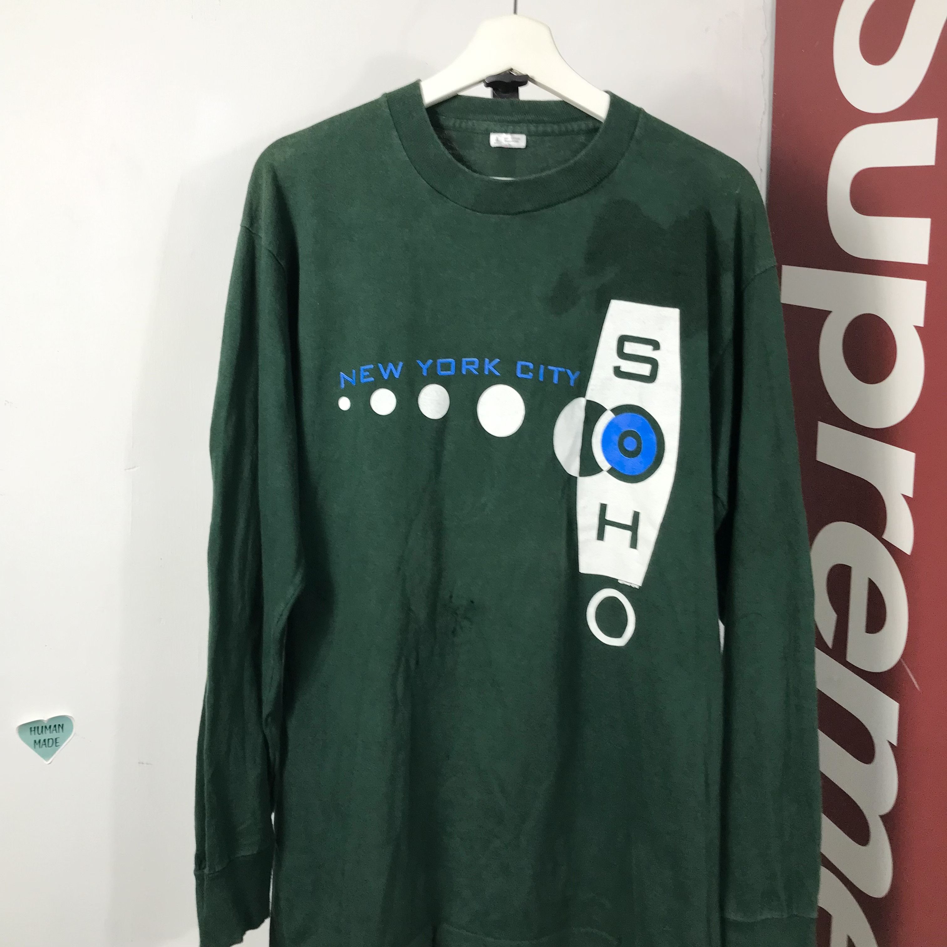 Arts & Science vintage thrashed SOHO art soho New York 90s shirt Size US L / EU 52-54 / 3 - 2 Thumbnail
