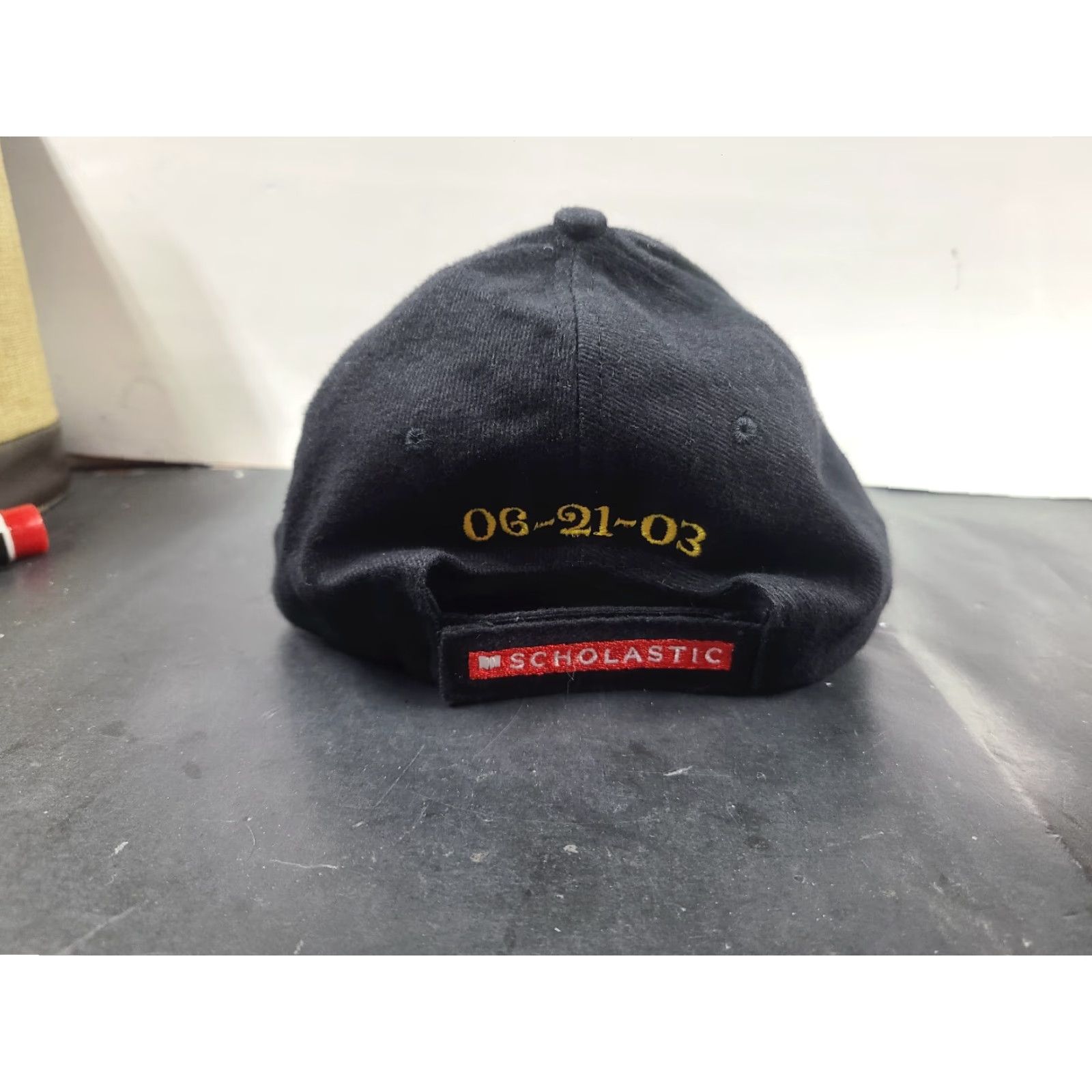Vintage VINTAGE Scholastic HARRY POTTER promotional Hat Cap Adjustable Order Phoenix Adult Unisex Adults Baseball Cap Black 100% Cotton Velcro Adjustable Size ONE SIZE - 5 Thumbnail