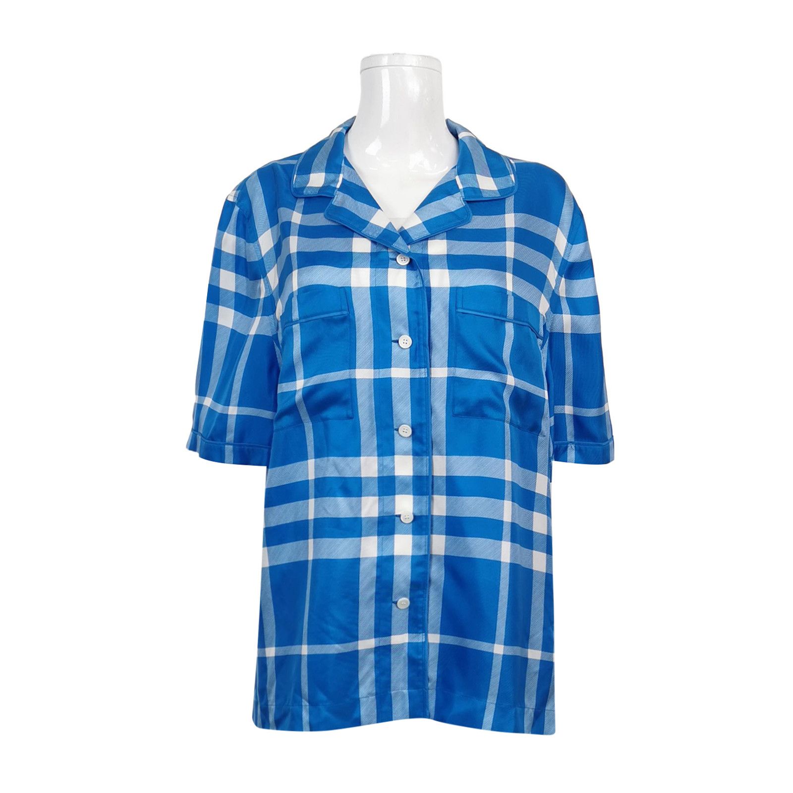 Burberry Burberry Women l Button Ups Size L / US 10 / IT 46 - 1 Thumbnail