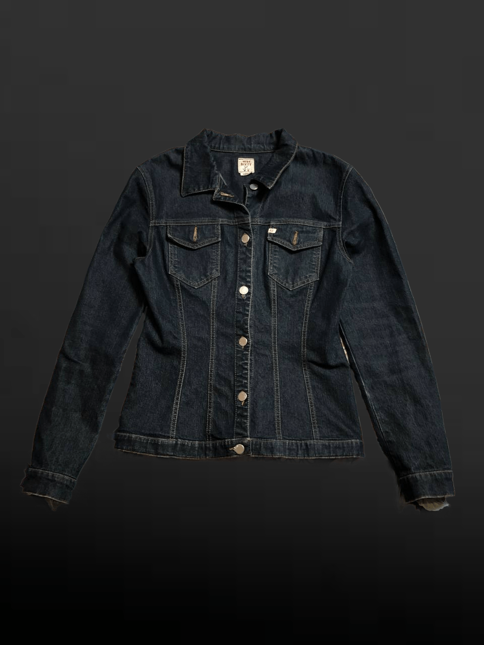 Miss Sixty Vintage Miss Sixty y2k Style Light Blue Denim Button Jacket Size L / US 10 / IT 46 - 1 Thumbnail