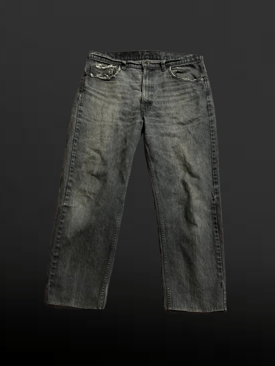Levi's Vintage THRASHED Levi's 505 Light Wash Repair Denim Size US 36 / EU 52 - 1 Thumbnail