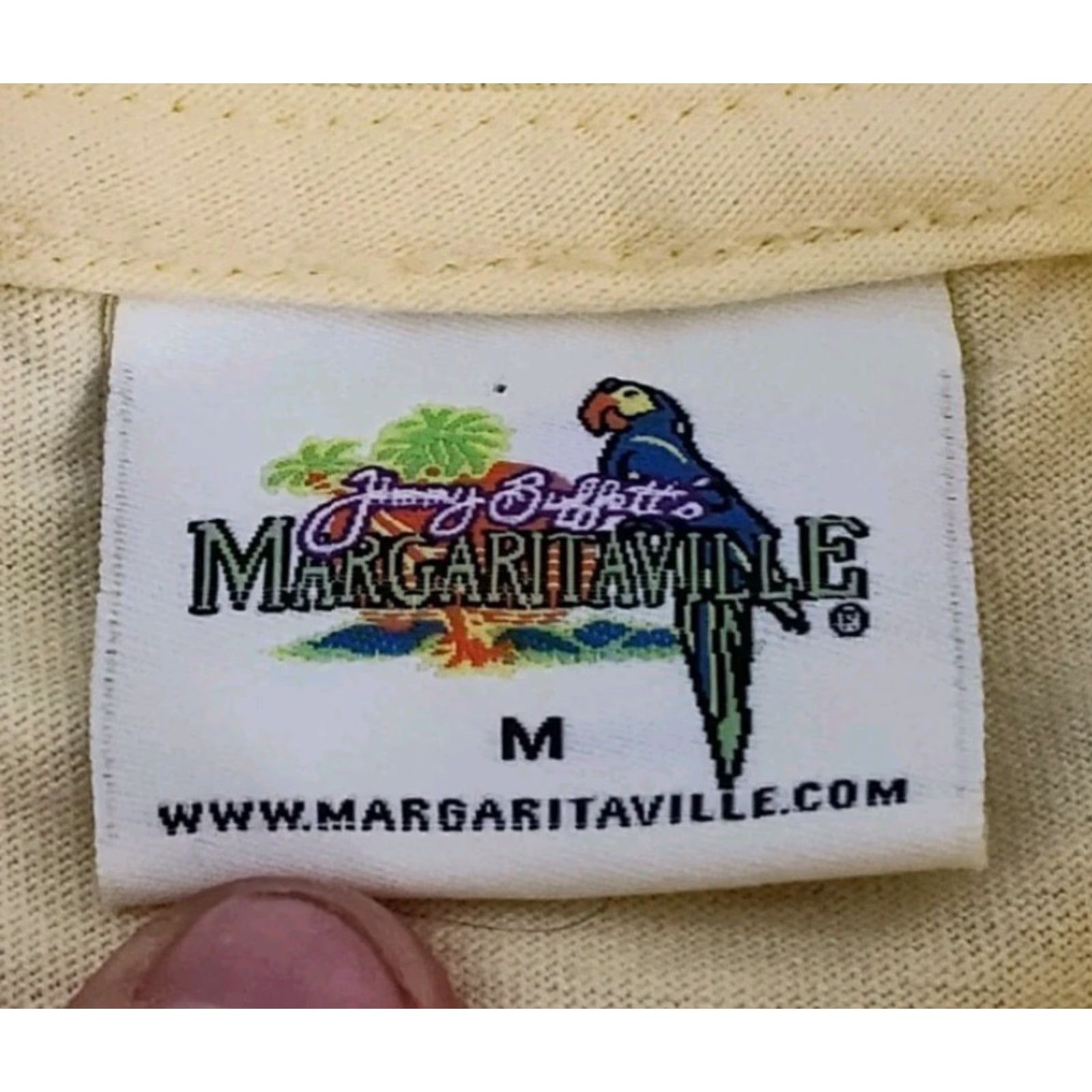 Vintage Vintage Jimmy Buffett Margaritaville 2002 Las Vegas Graphic T-Shirt Men M Yellow Beach Music Summer Size US M / EU 48-50 / 2 - 6 Thumbnail