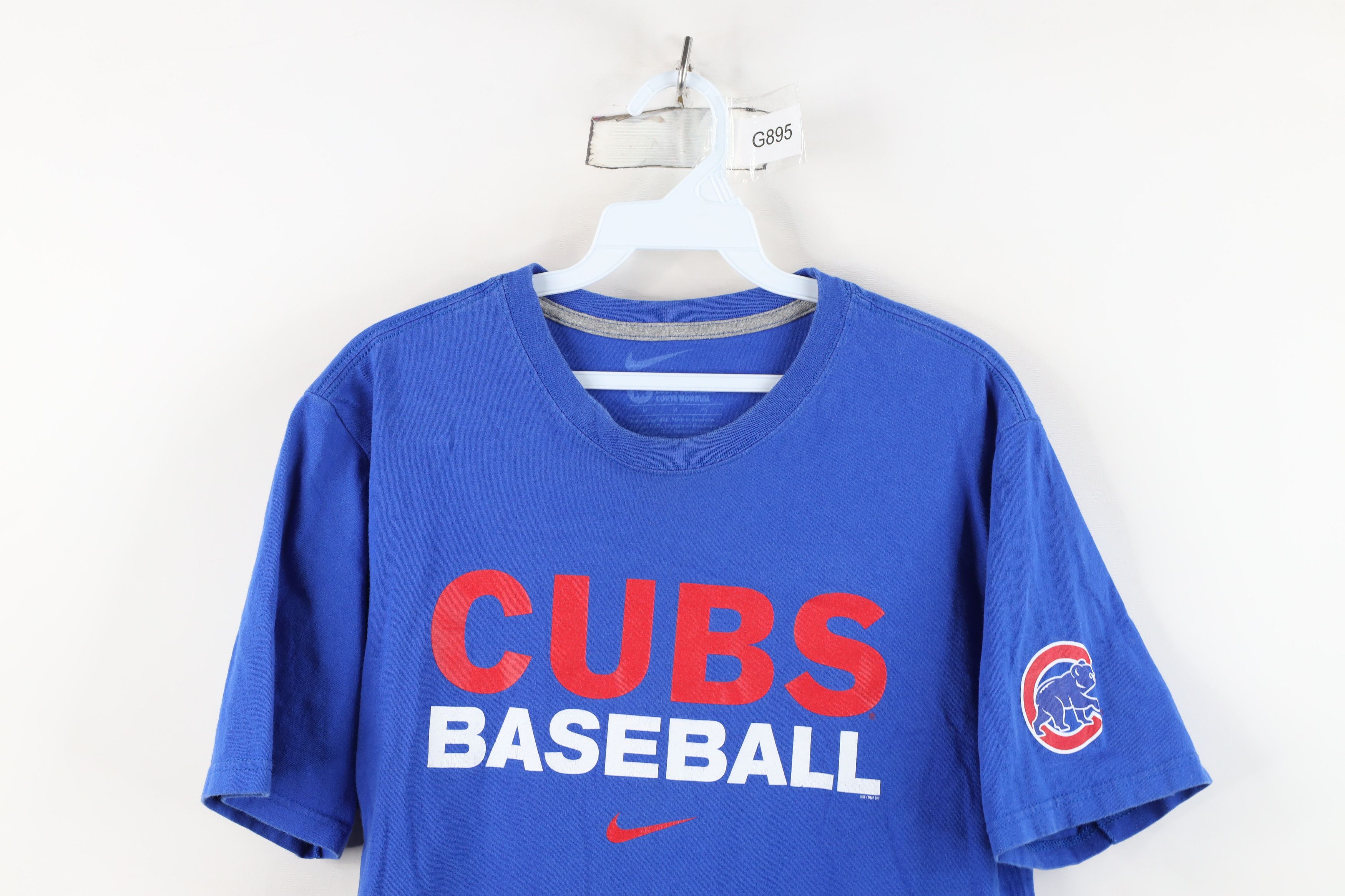 Nike Nike Scott Center Swoosh Chicago Cubs Baseball T-Shirt Blue Size US M / EU 48-50 / 2 - 2 Thumbnail