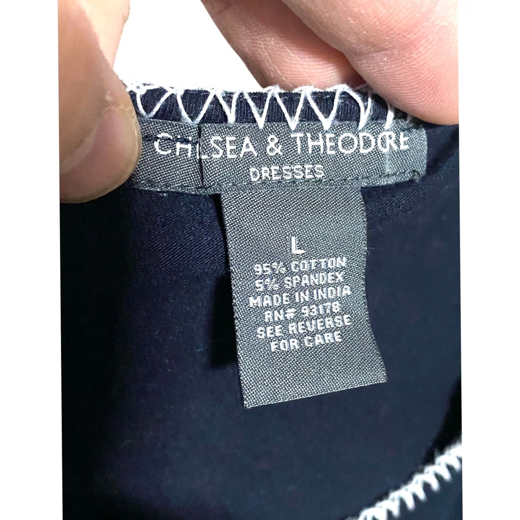 Vintage VINTAGE Chelsea & Theodore Embroidered Black Sleeveless Dress L Boho Indie Preppy Artsy Size L / US 10 / IT 46 - 6 Thumbnail