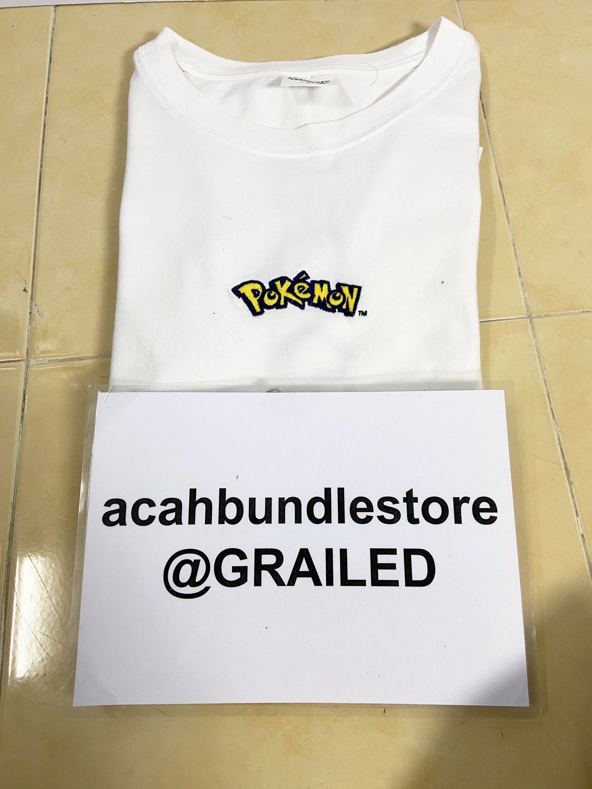 GU GU X POKEMON EMBROIDERY LOGO TEE SHIRT Size US M / EU 48-50 / 2 - 17 Thumbnail