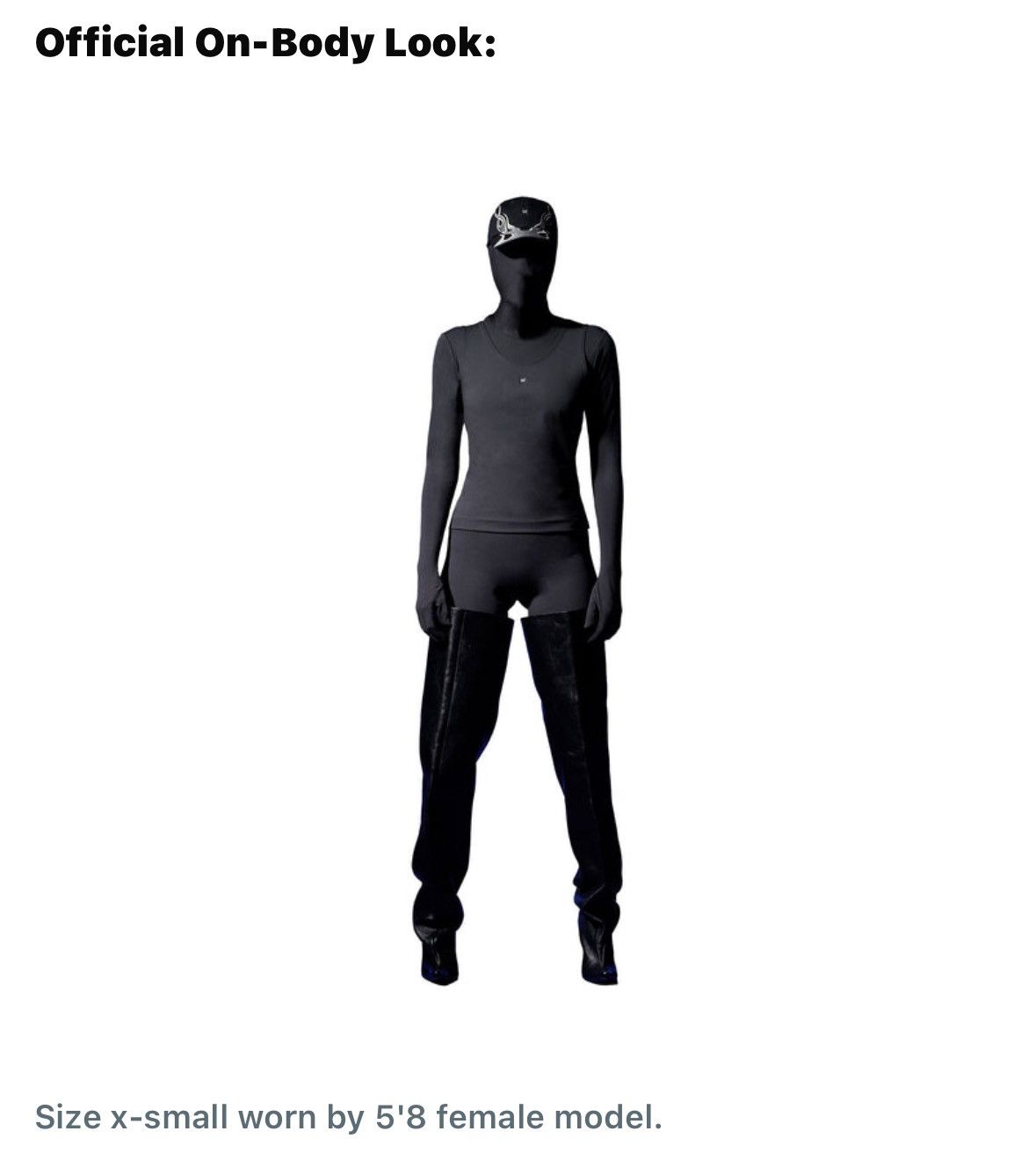 Yeezy Gap Womens Long Sleeve Second Skin