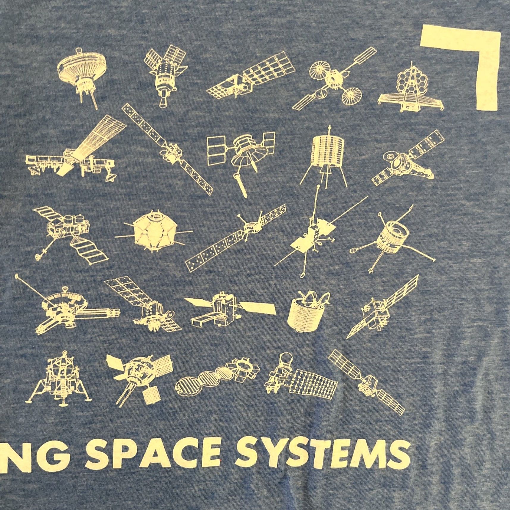Vintage Northrop Grumman NG Space Systems Manufacturer Shirt XS Blue Space Size US XS / EU 42 / 0 - 2 Thumbnail