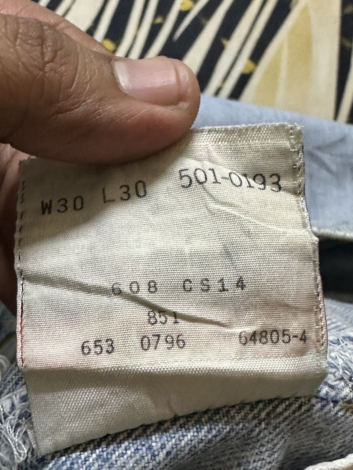 Levi's Vintage Clothing Vintage Levi’s 501 Faded Grunge Distressed Denim Size US 30 / EU 46 - 8 Thumbnail