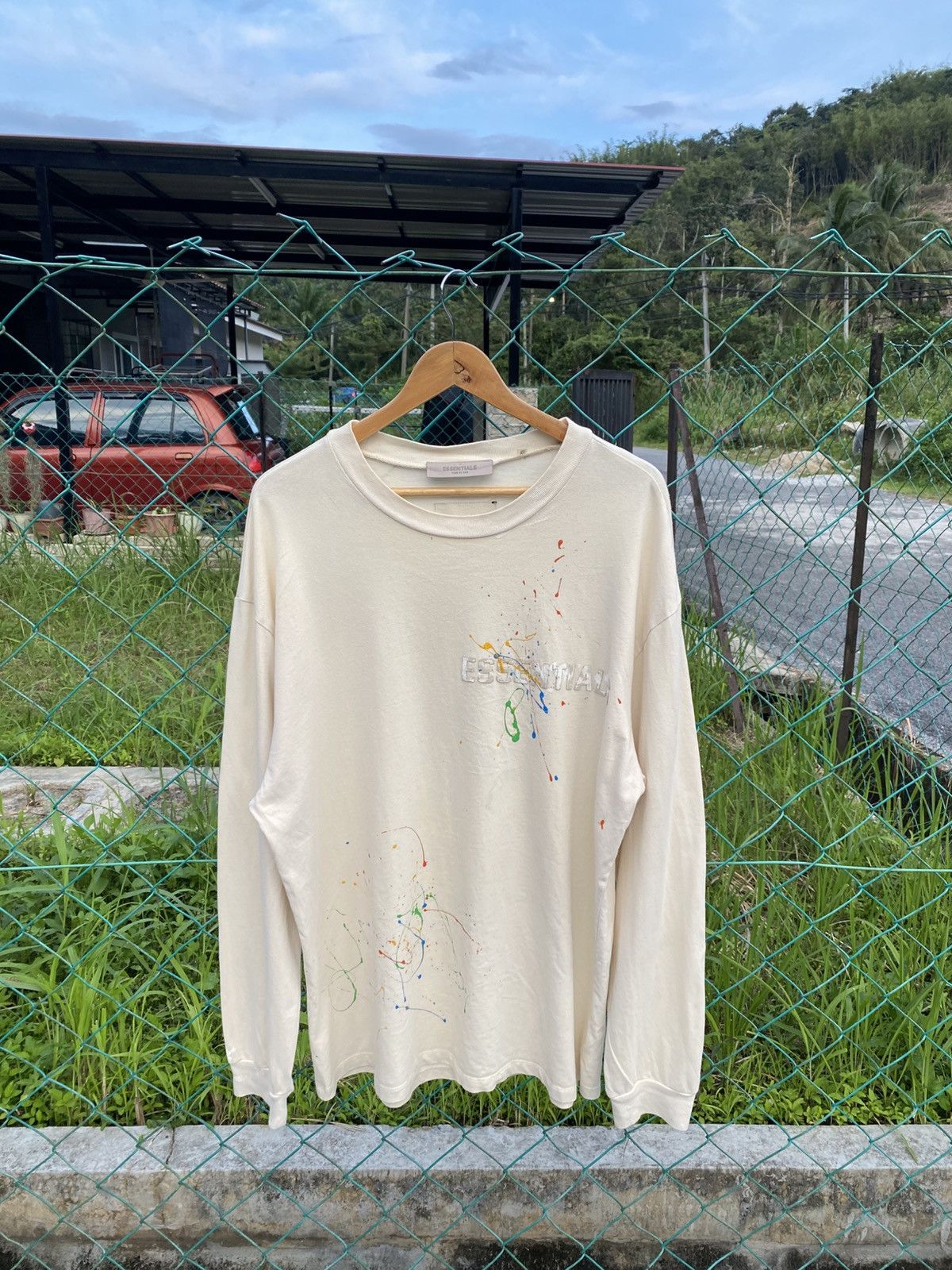 Essentials SS Essentials paint splatter long sleeve tees Size US XL / EU 56 / 4 - 1 Thumbnail