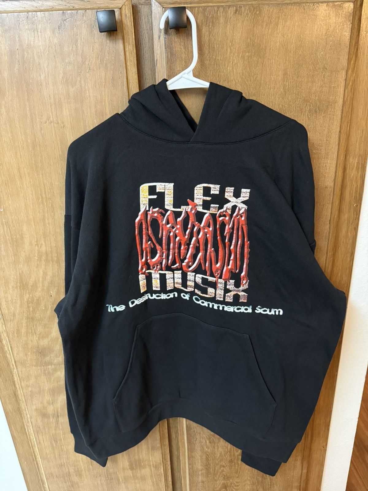 Pre-owned Grailed Osamason Flex Musix Hoodie In Black