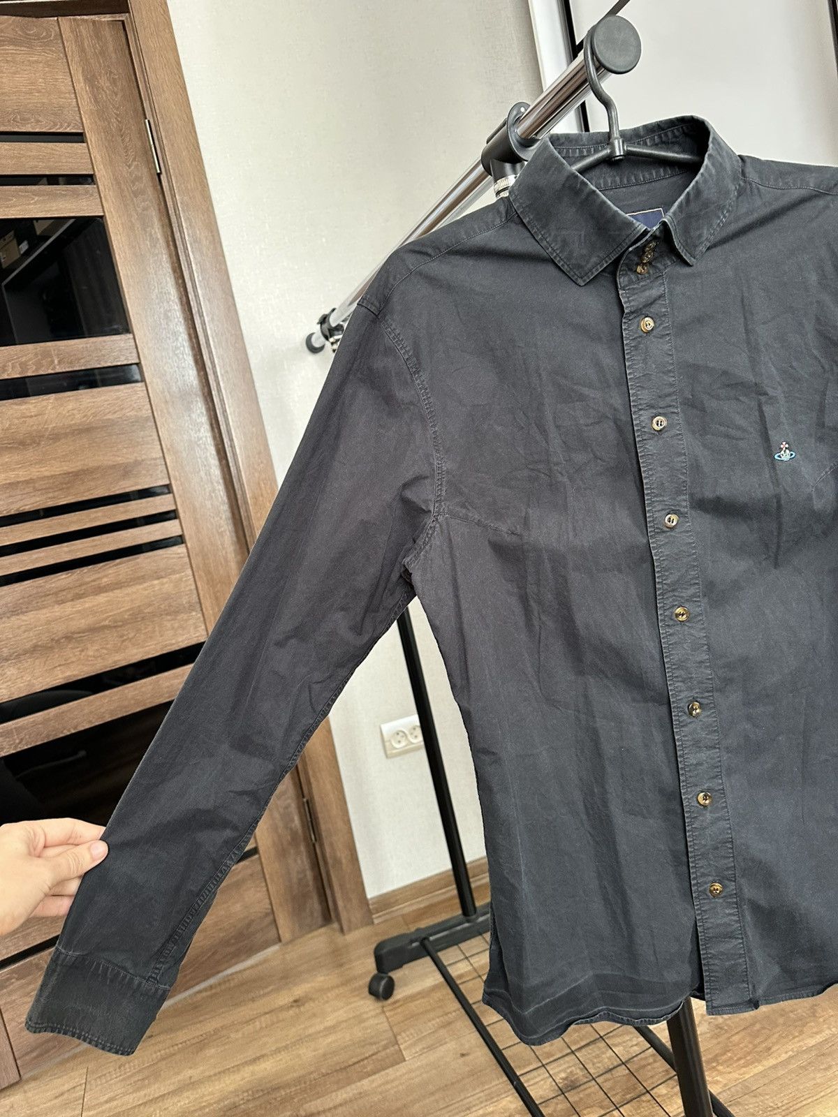 Vivienne Westwood Vivienne Westwood Shirt Button Up Long Sleeve Size US L / EU 52-54 / 3 - 7 Thumbnail