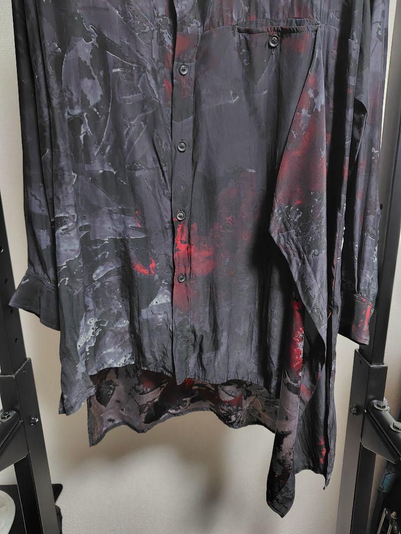 Yohji Yamamoto POUR HOMME 20aw deformed sample silk shirts Size US L / EU 52-54 / 3 - 3 Thumbnail