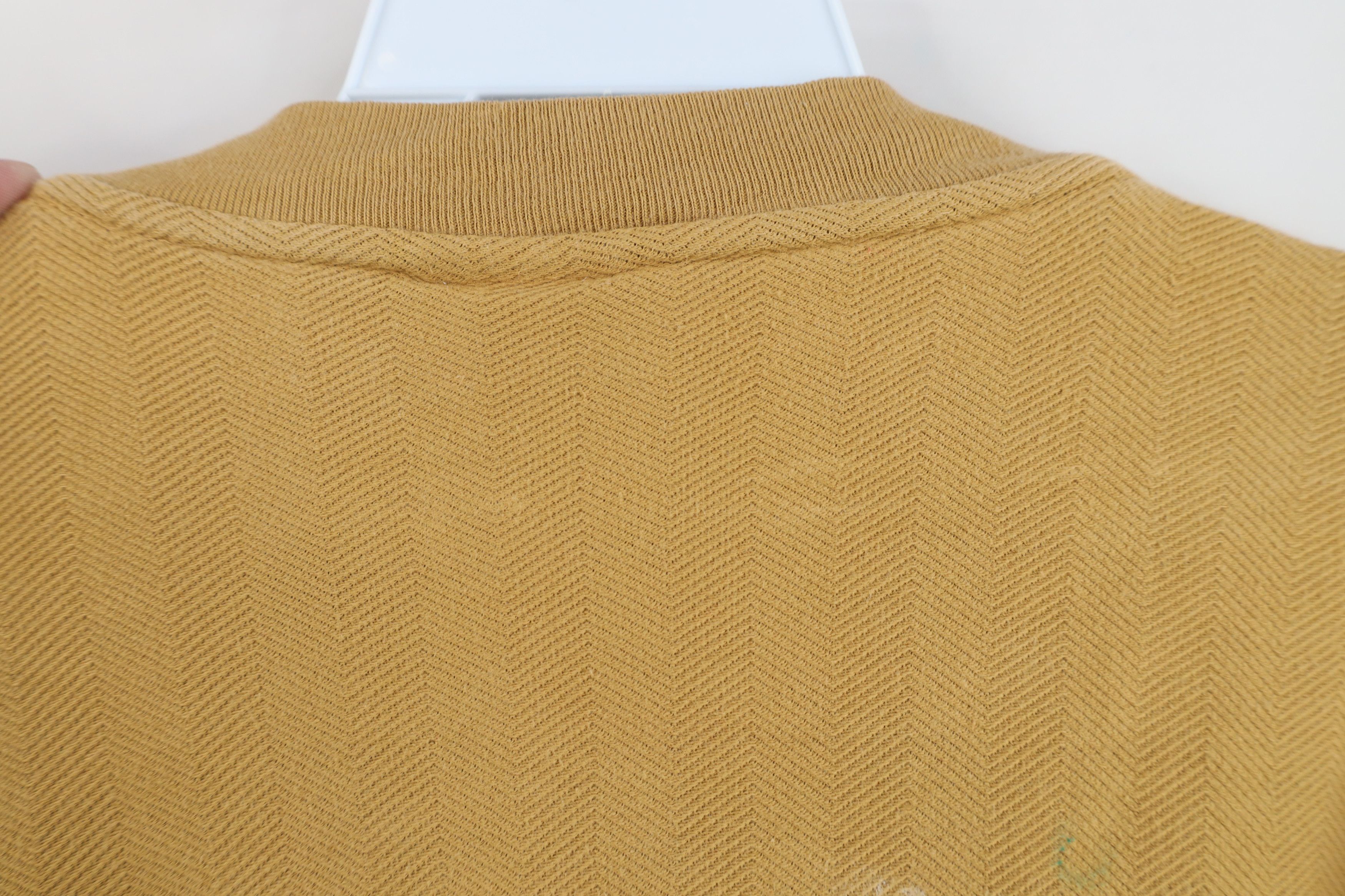 Carhartt Vintage 90s Carhartt Spell Out Herringbone Henley T-Shirt Size US XXL / EU 58 / 5 - 11 Thumbnail