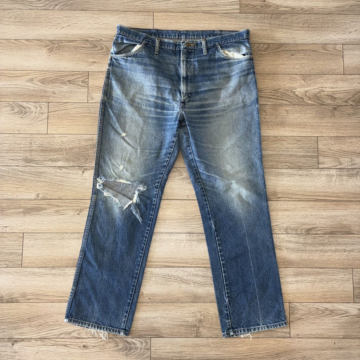 Rustler 70s rustler blue denim jeans Size US 38 / EU 54 - 1 Thumbnail