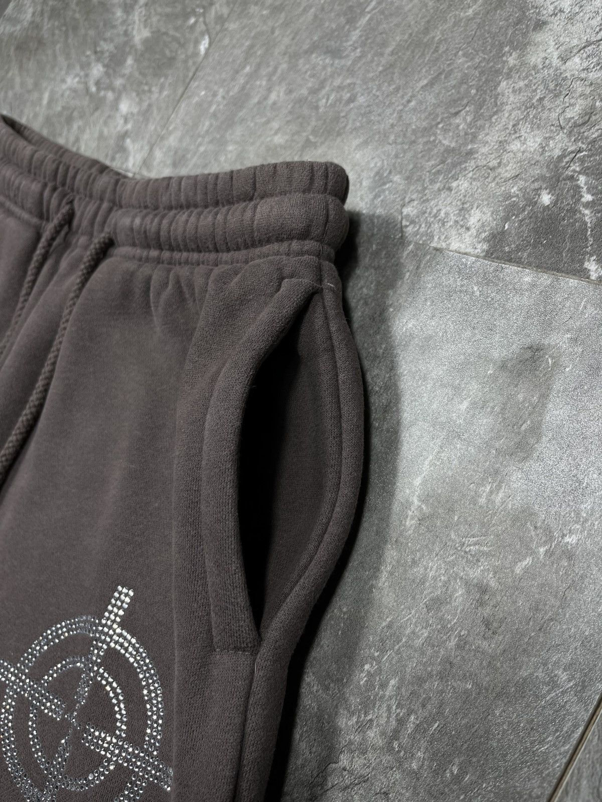 Named Collective Named Collective Mission Brown Baggy Big Logo Sweatpants Size US 28 / EU 44 - 7 Thumbnail