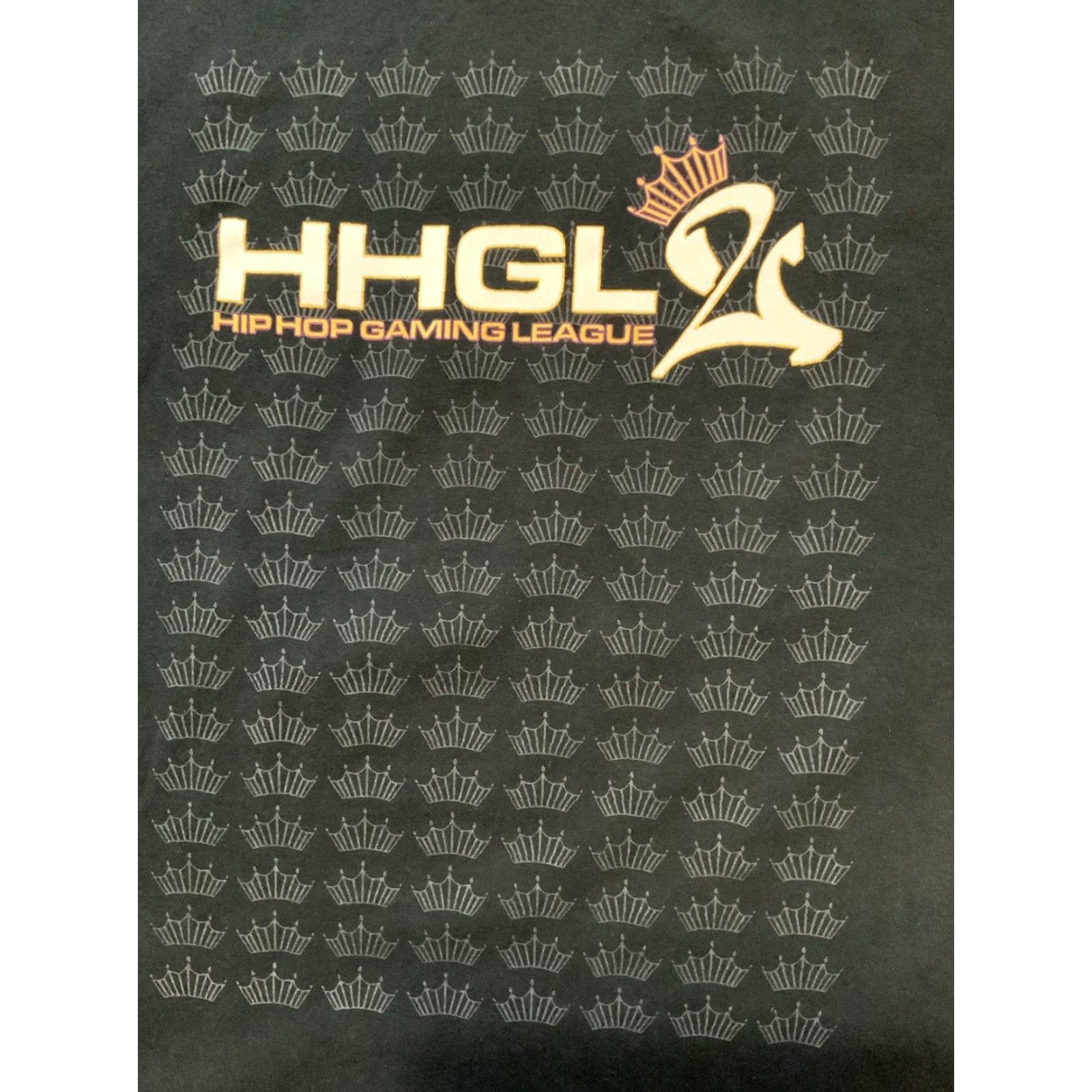 Gildan VINTAGE HHGL Hip Hop Gaming League World Championship 2007 Vibe Magazine Black T-Shirt XL Mens Hip Hop Graphic Shirt Black/XL Gildan Size US XL / EU 56 / 4 - 6 Thumbnail